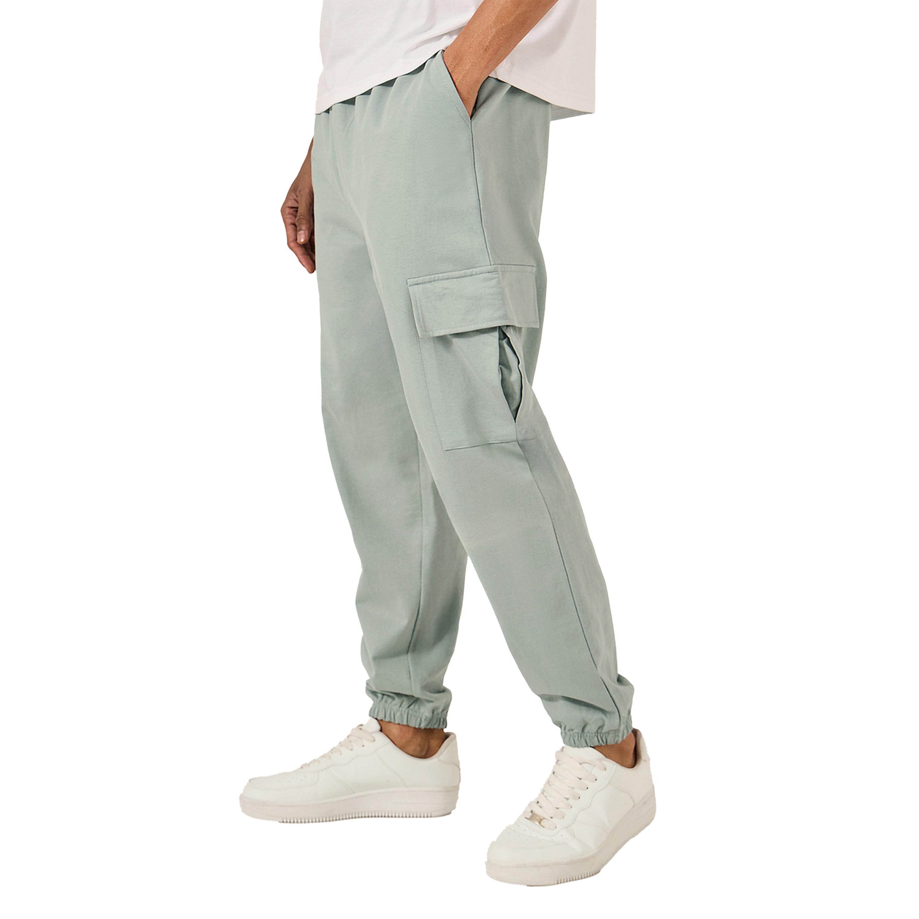 Styli Mid Rise Oversized Elasticated Hem Cargo Joggers-men-clothing-bottoms-joggers-image-2