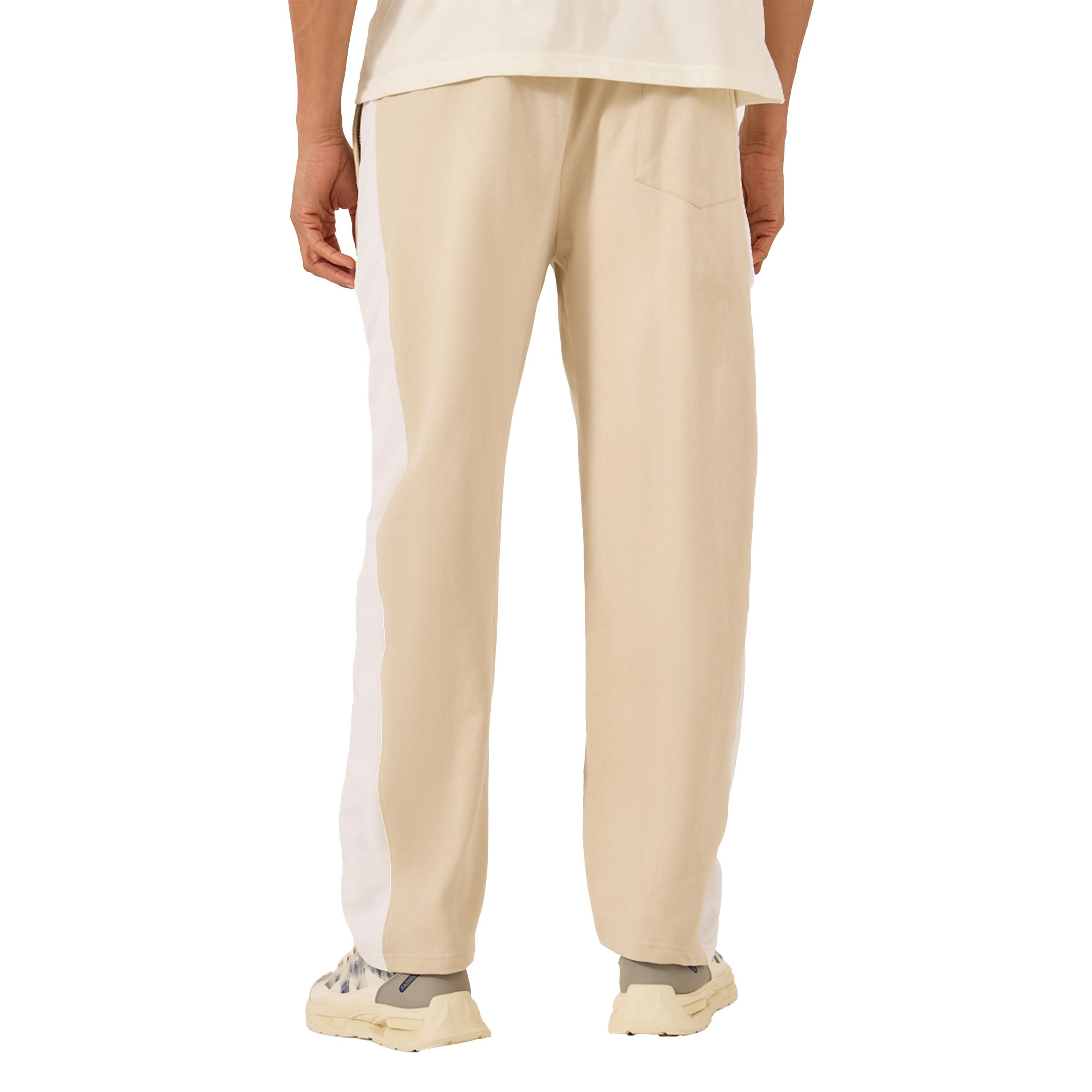 ستايلي -  بنطال رياضي مريح متوسط الارتفاع بتصميم جانبي متباين-men-clothing-bottoms-joggers-image-5