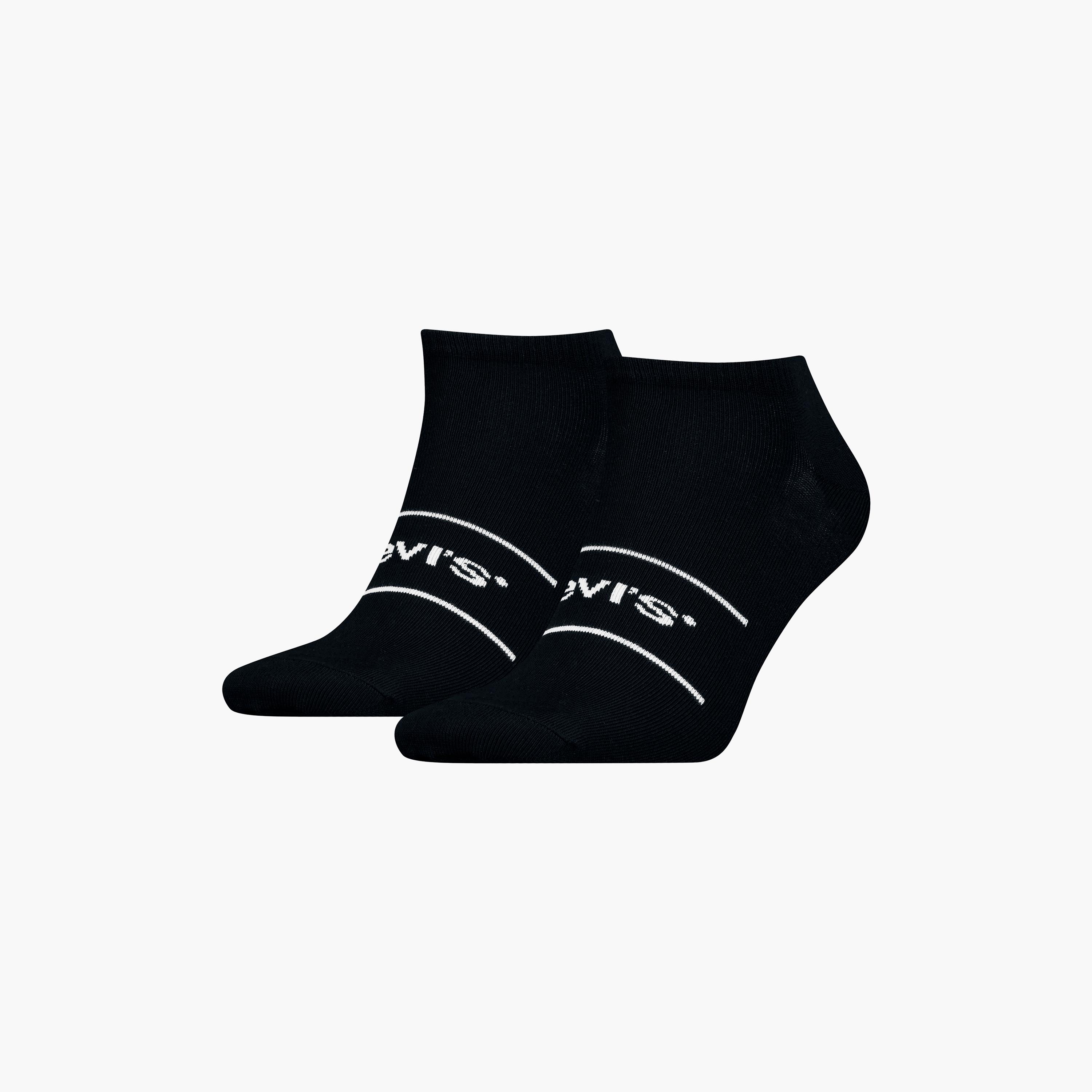 Levi's Pack of 2 Patterned Logo Ankle Length Men's Socks-men-socks-image-1