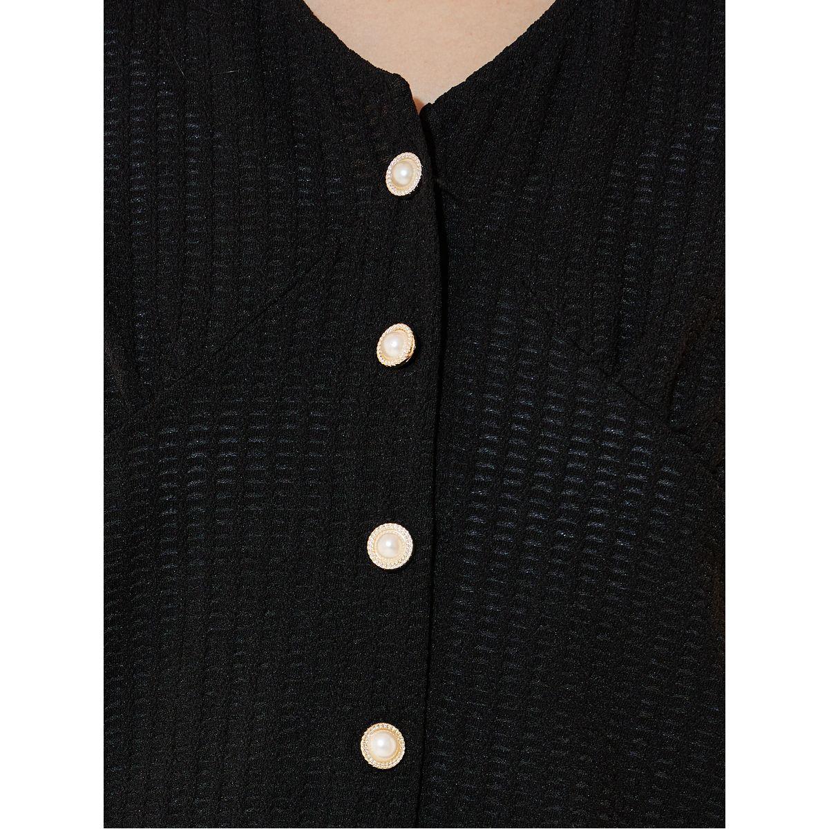 بلوزة بتفاصيل بارزة الملمس مع أكمام طويلة-women-clothing-shirtsandblouses-blouses-image-3