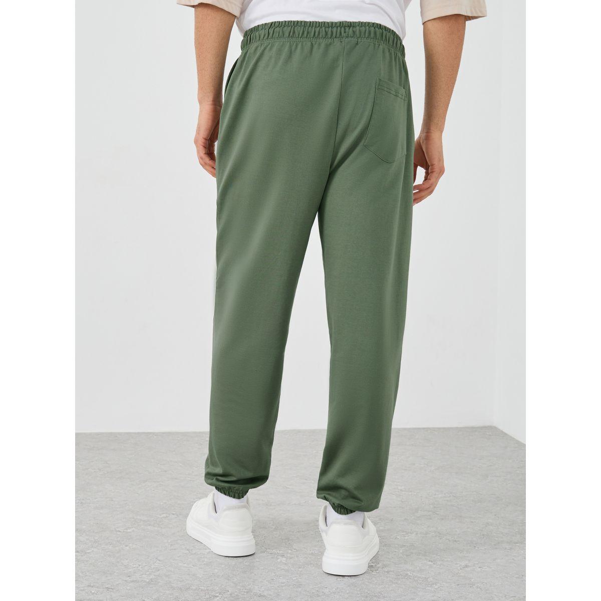 Styli Textured Slogan Print Oversized Joggers-men-clothing-bottoms-joggers-image-4