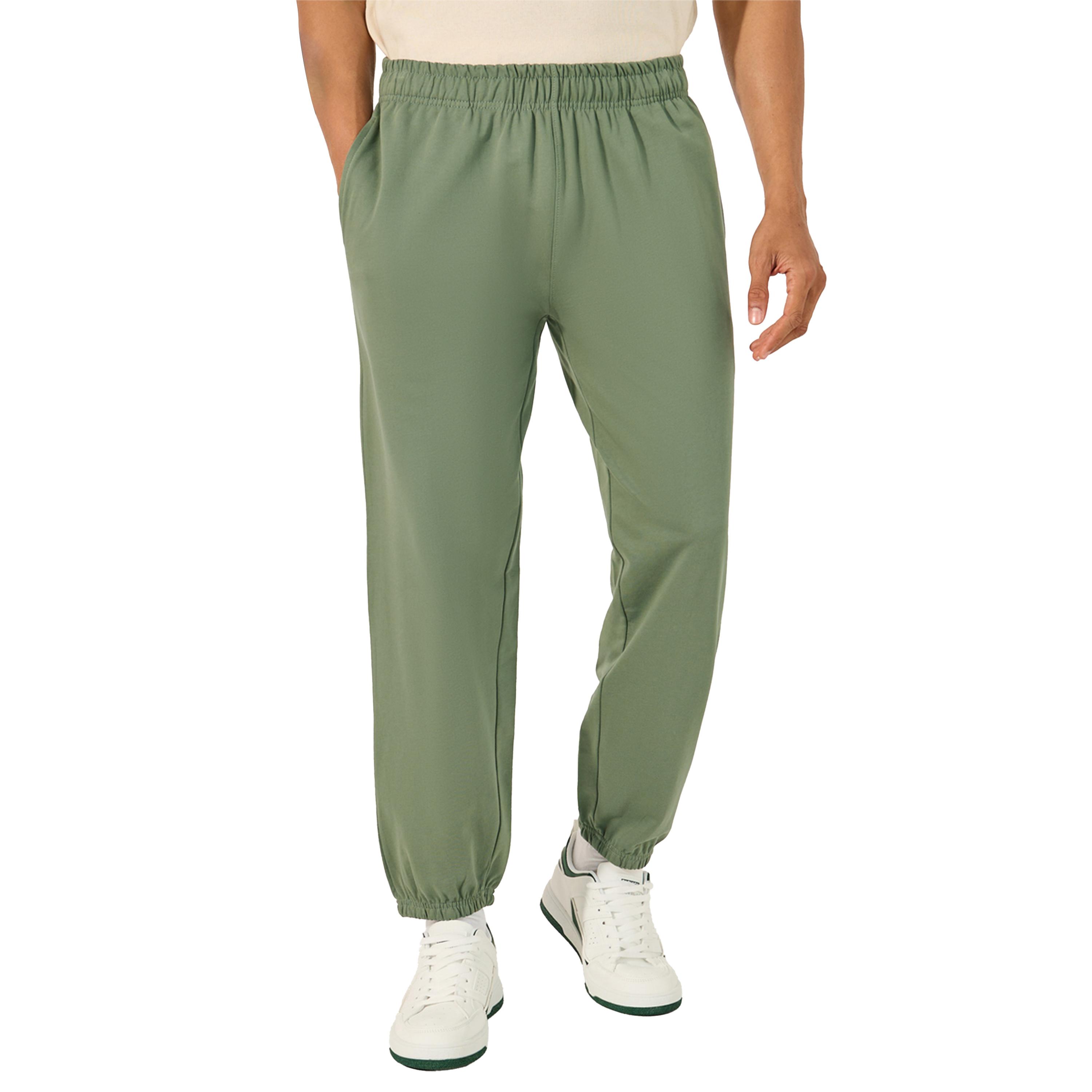 ستايلي - بنطال رياضي مريح من القطن تيري-men-clothing-bottoms-joggers-image-1