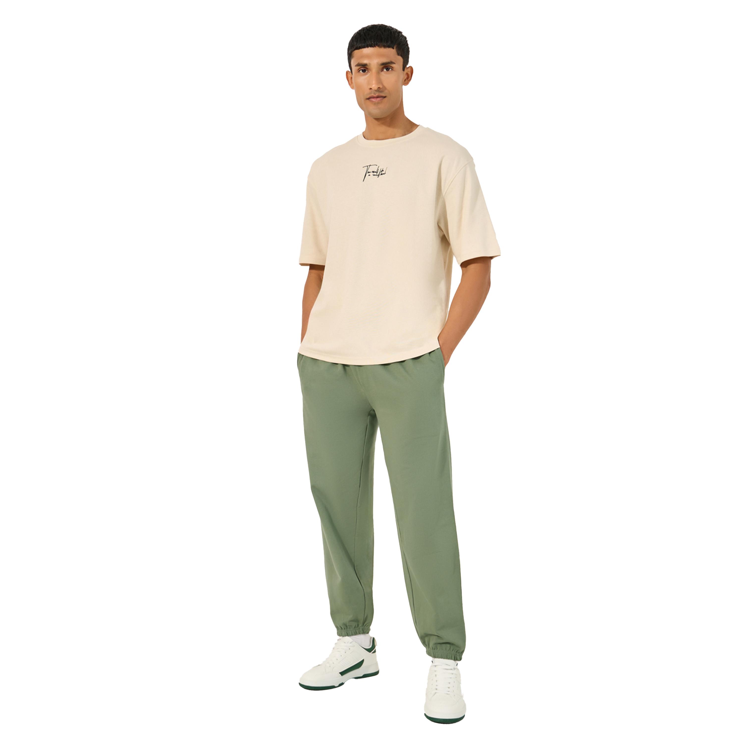 ستايلي - بنطال رياضي مريح من القطن تيري-men-clothing-bottoms-joggers-image-2