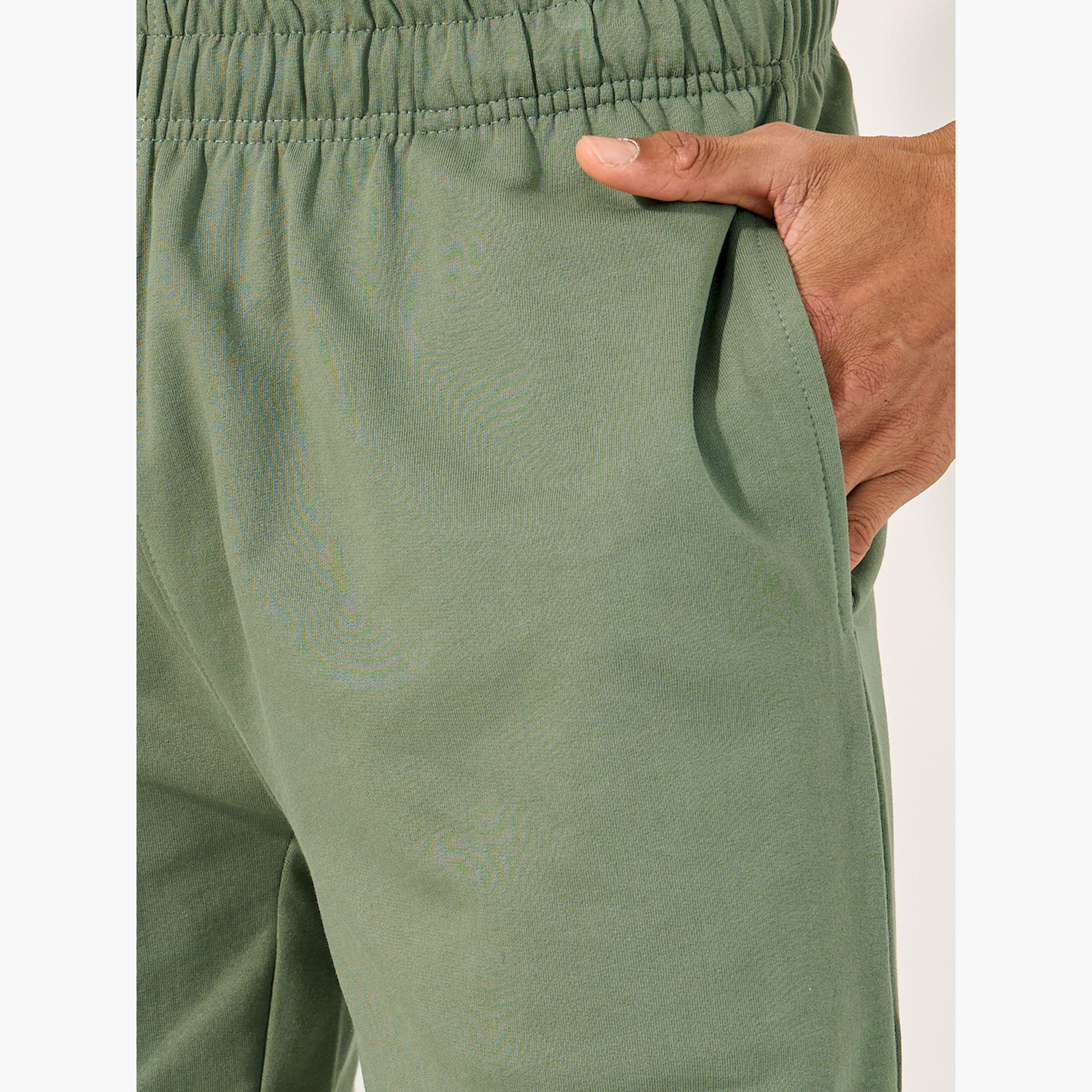 ستايلي - بنطال رياضي مريح من القطن تيري-men-clothing-bottoms-joggers-image-3