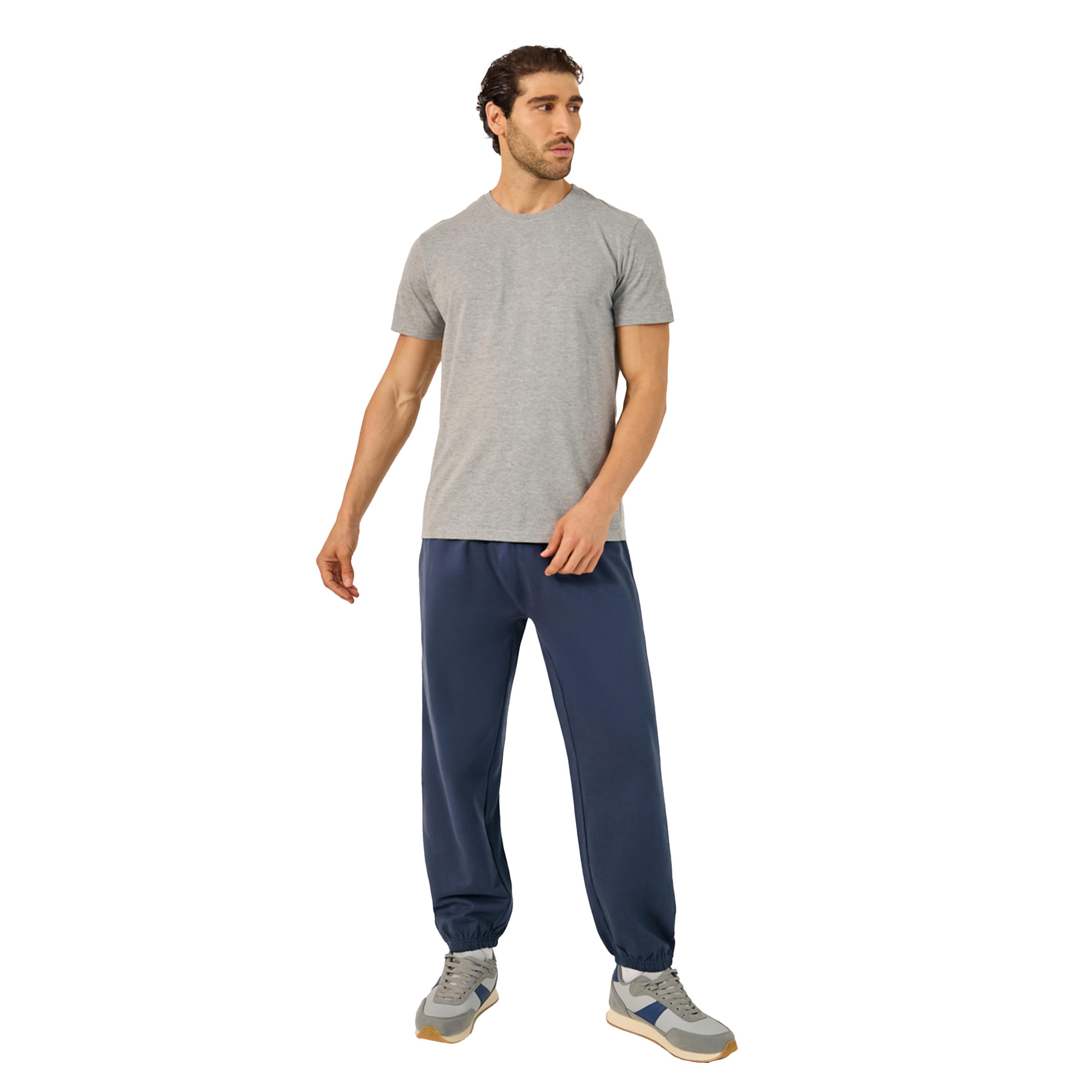 ستايلي - بنطال رياضي مريح من القطن تيري-men-clothing-bottoms-joggers-image-2