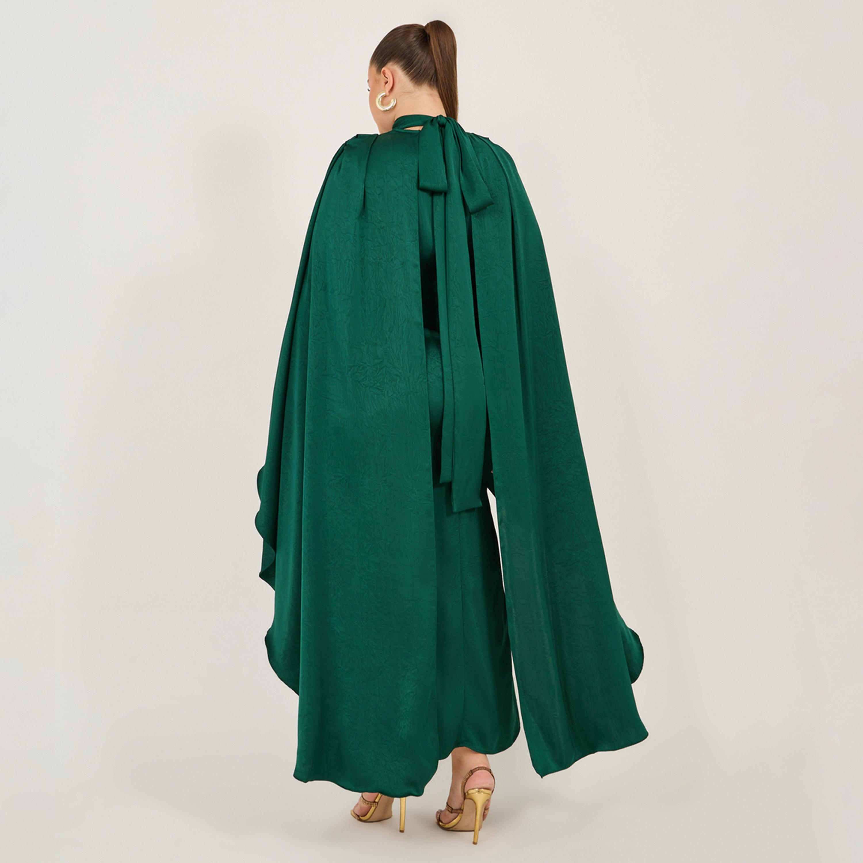 Styli Plain Long Sleeves A-Line Maxi Dress-women-clothing-dresses-image-5