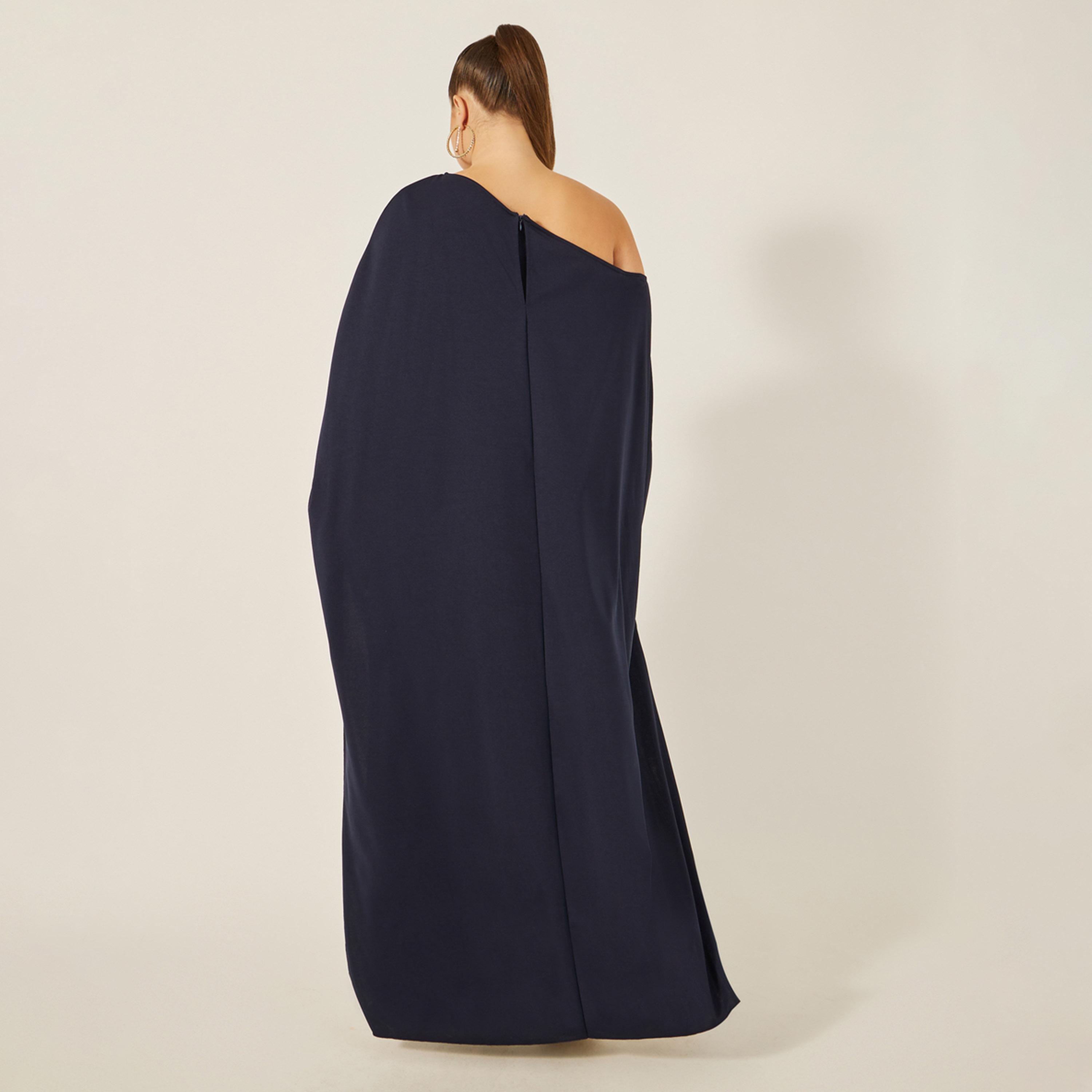ستايلي - فستان ماكسي بأكمام واسعة وفتحة أمامية-women-clothing-dresses-image-5