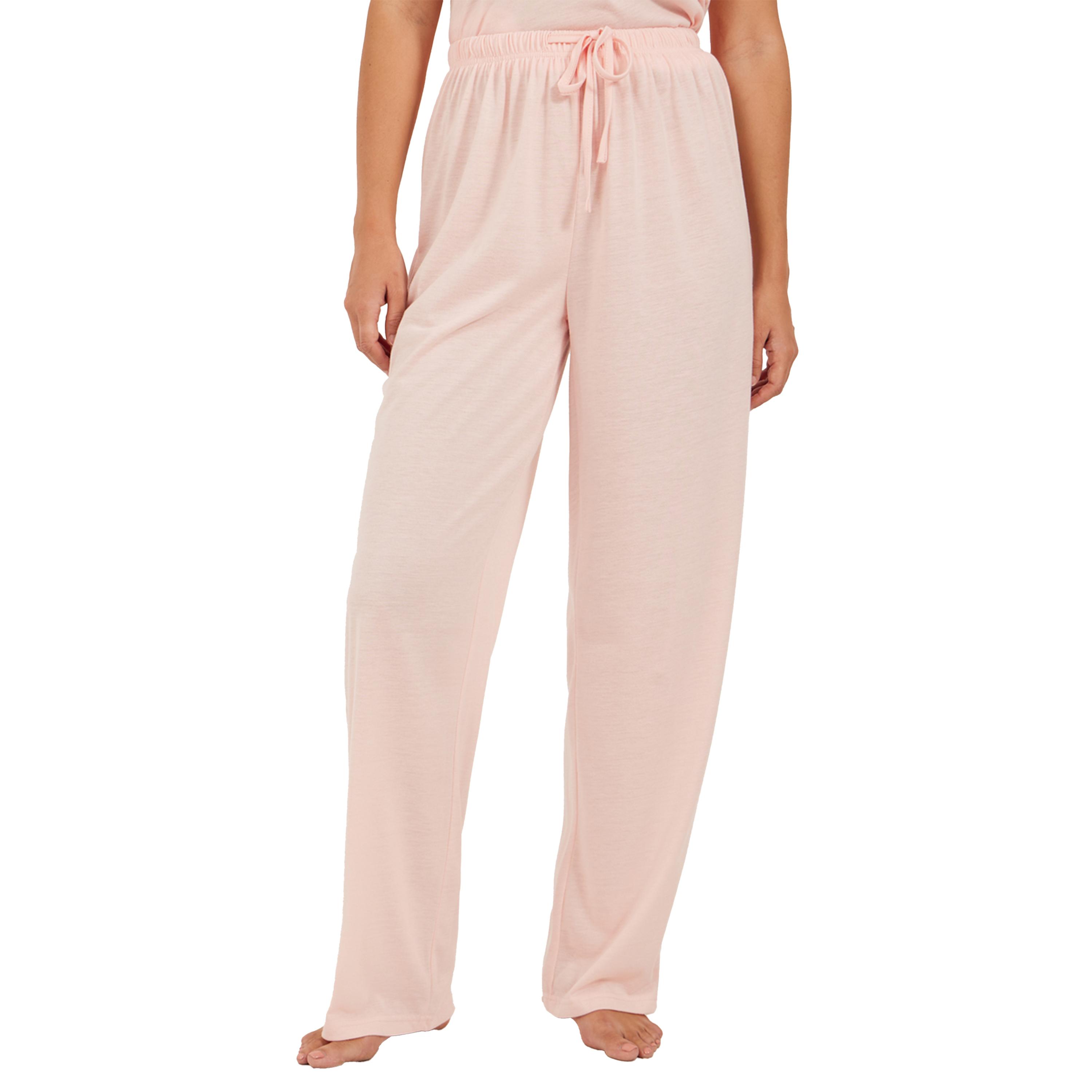 Styli Schiffli Yoke Pompom Trim Detail Top and Pyjama Pants Set-women-clothing-nightwear-pyjamas-longsets-image-6