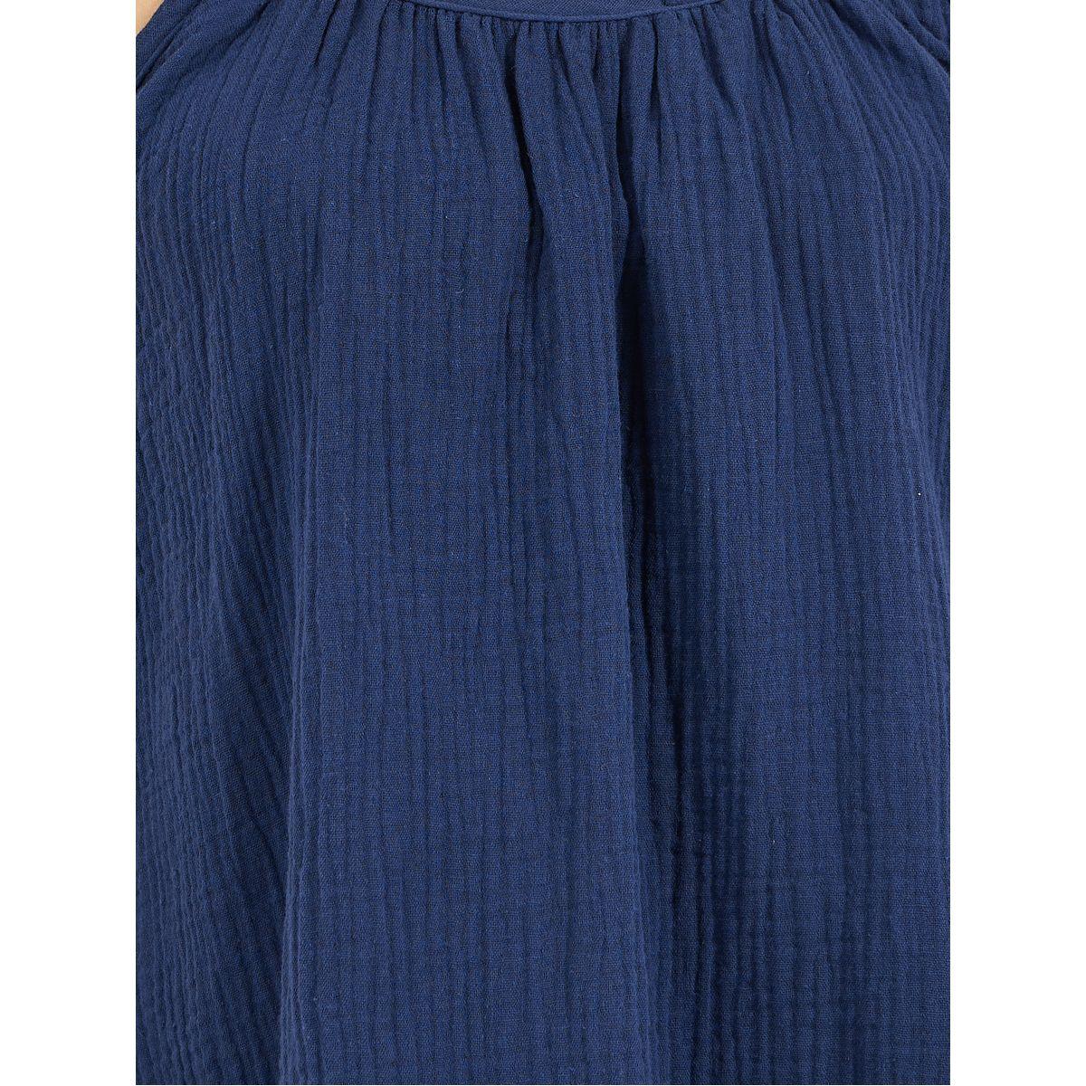 طقم بيجاما من بنطال وبلوزة كامي بتفاصيل كشكش-women-clothing-nightwear-pyjamas-longsets-image-4