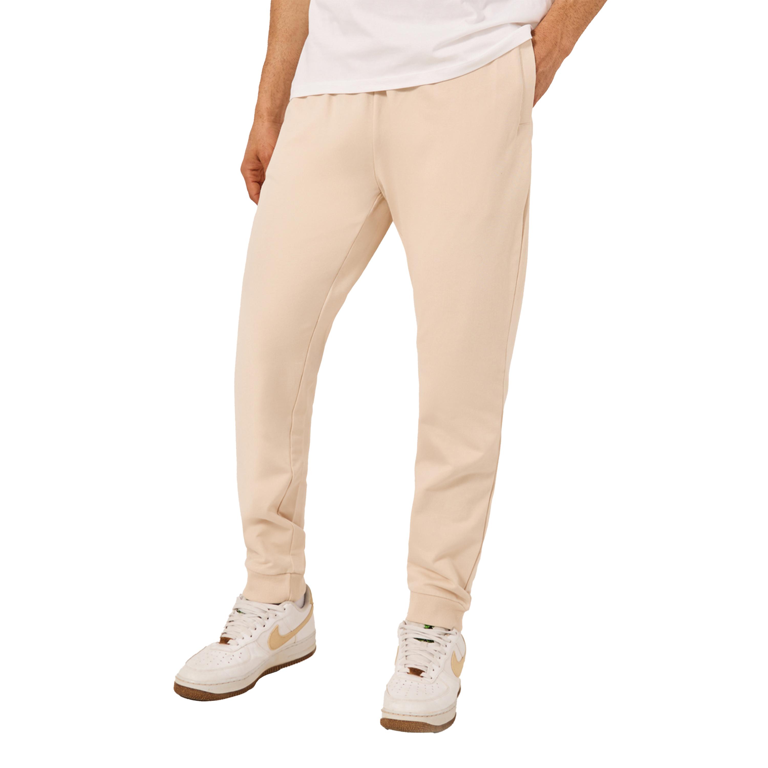 ستايلي - بنطال رياضي بخصر متوسط الارتفاع وقصة ضيقة وأساور مضلعة-men-clothing-bottoms-joggers-image-1