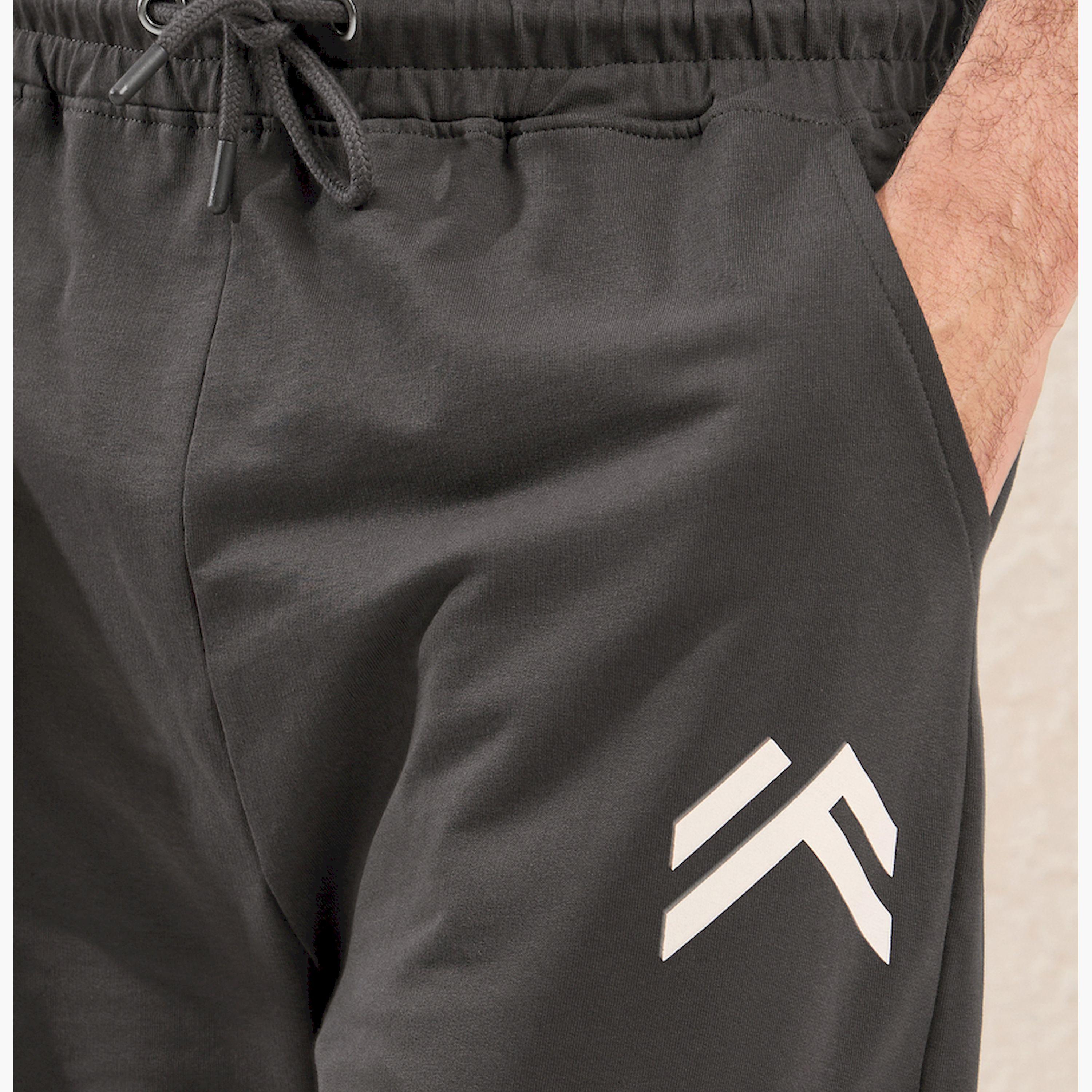 Styli Mid Rise Oversized Joggers with Minimal Print-men-clothing-bottoms-joggers-image-3
