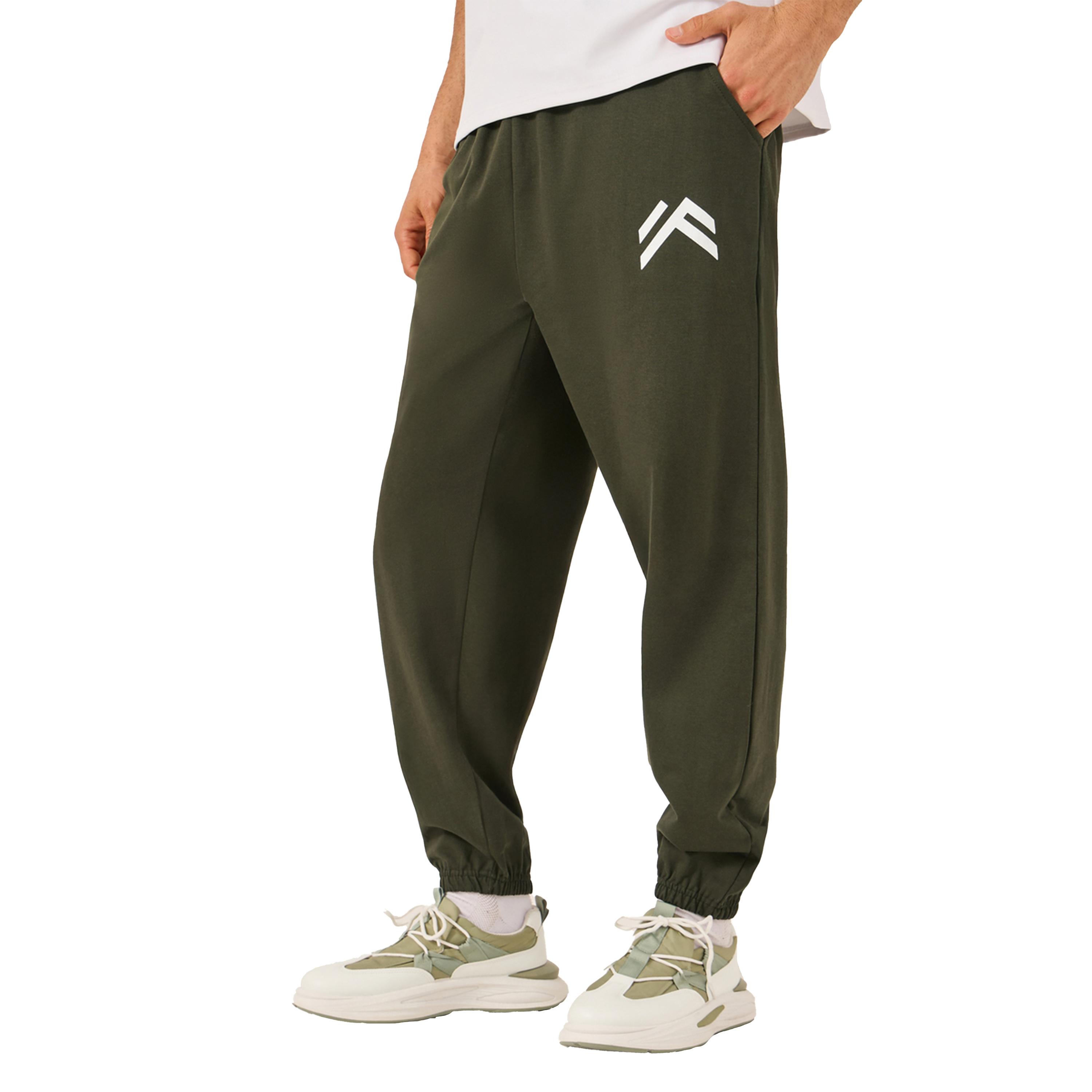 Styli Mid Rise Oversized Joggers with Minimal Print-men-clothing-bottoms-joggers-image-1