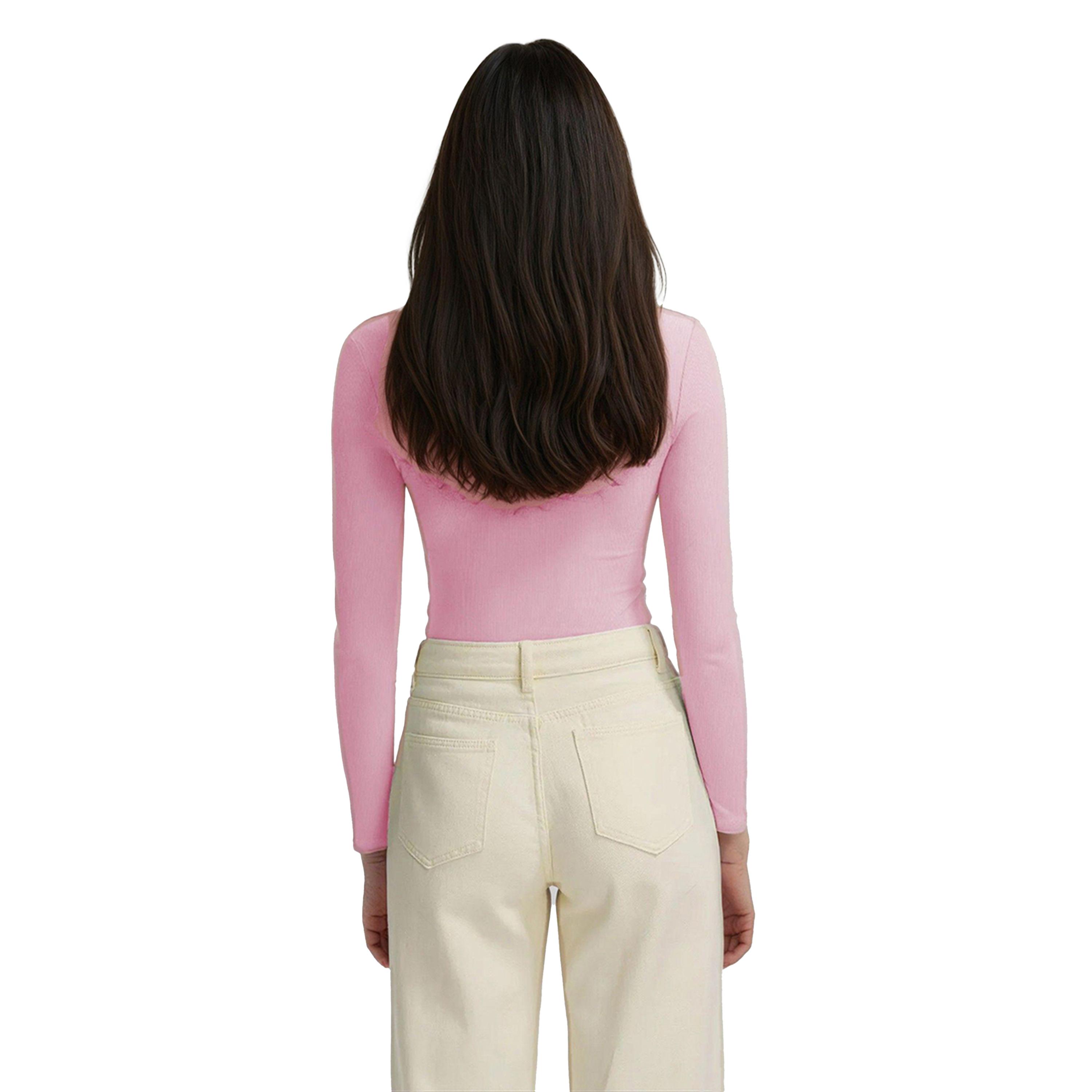 Kotty X Styli Ribbed Slim Fit Long Sleeve T-Shirt-women-clothing-tshirts-image-3