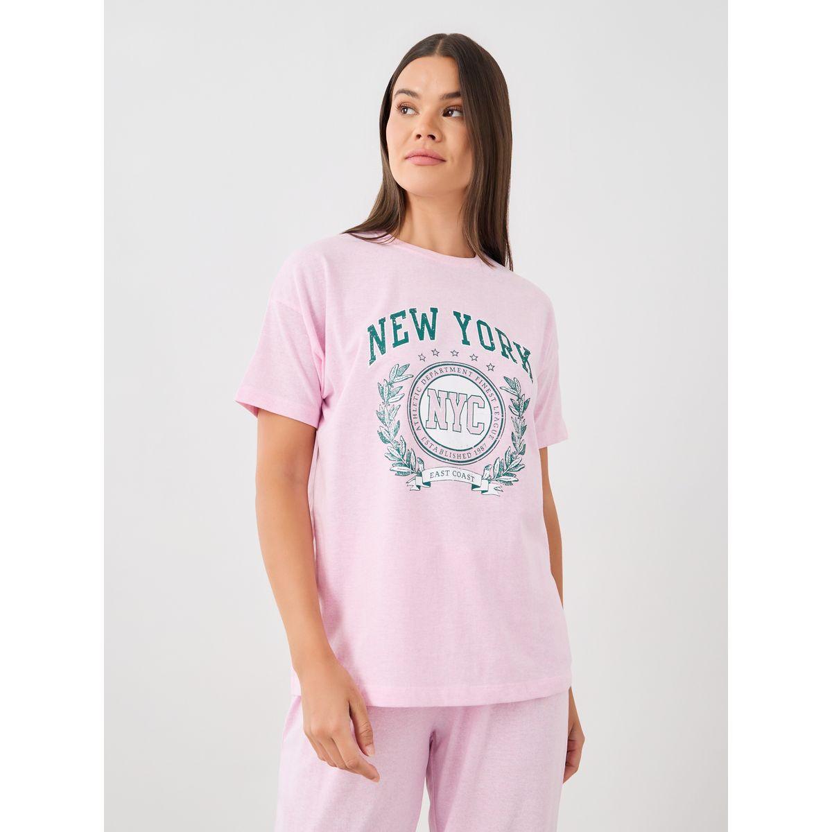 Styli NYC Graphic Print Dropped Shoulder and Cuffed Pyjama Set-women-clothing-nightwear-pyjamas-longsets-image-3