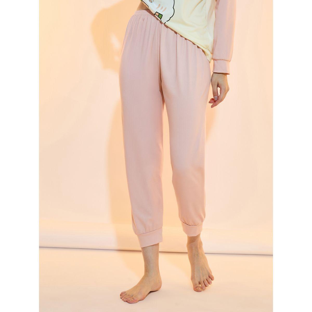 Take Two Bear Print Raglan Sleeves T-Shirt and Cuffed Pyjama Set-women-clothing-nightwear-pyjamas-longsets-image-5