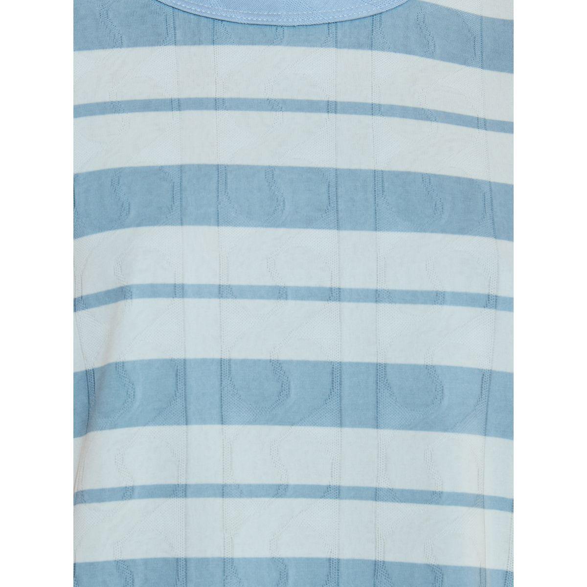 Take Two Textured Striped Print Dropped Shoulder T-Shirt and Pyjama Set-women-clothing-nightwear-pyjamas-longsets-image-3