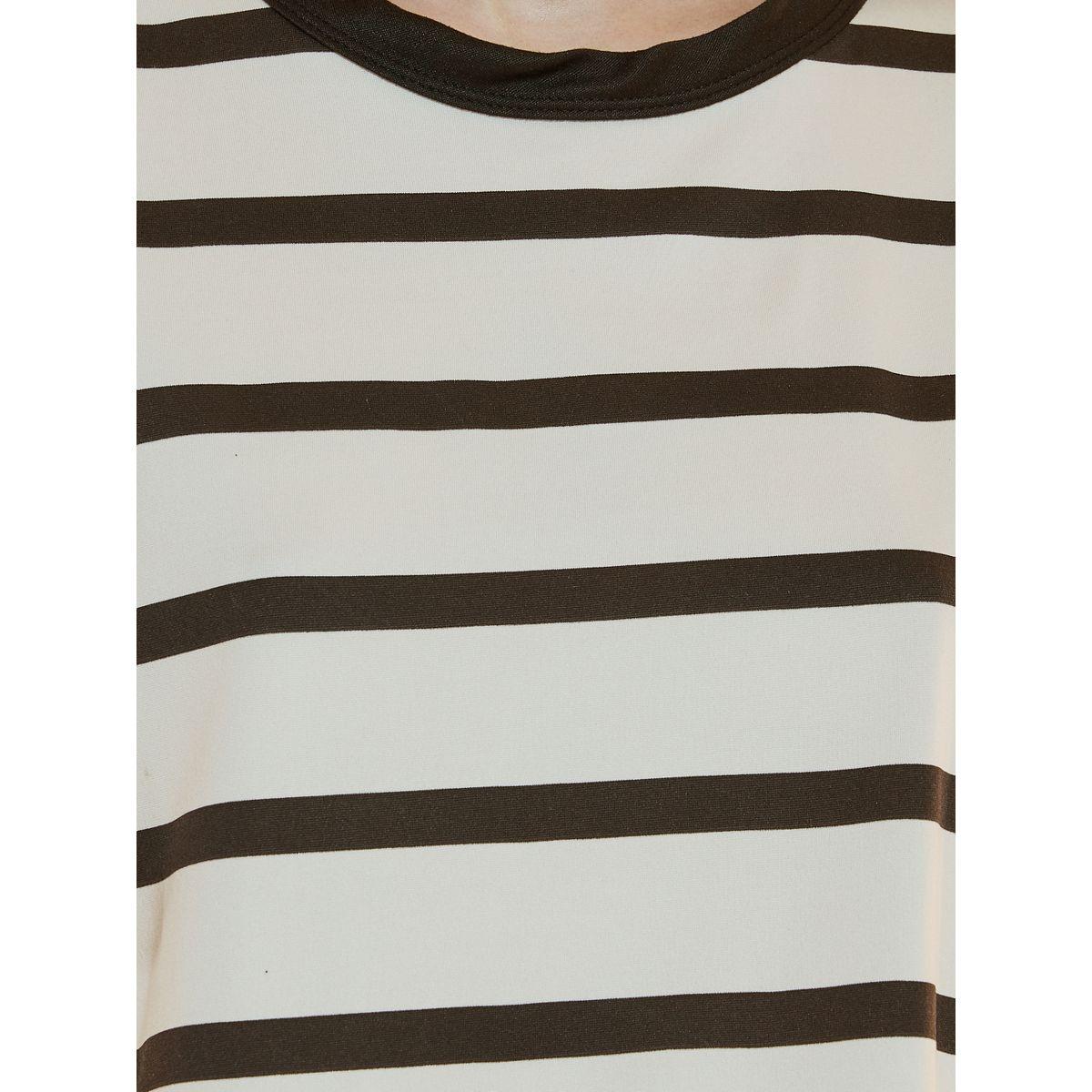 Take Two Striped Dropped Shoulder T-Shirt and Shorts Set-women-clothing-nightwear-pyjamas-shortsets-image-3