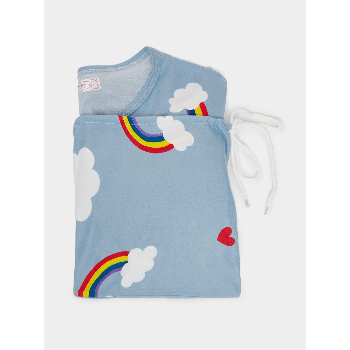 قميص نوم بطبعة قلب وسحاب مع شنطة-women-clothing-nightwear-nighties-image-6
