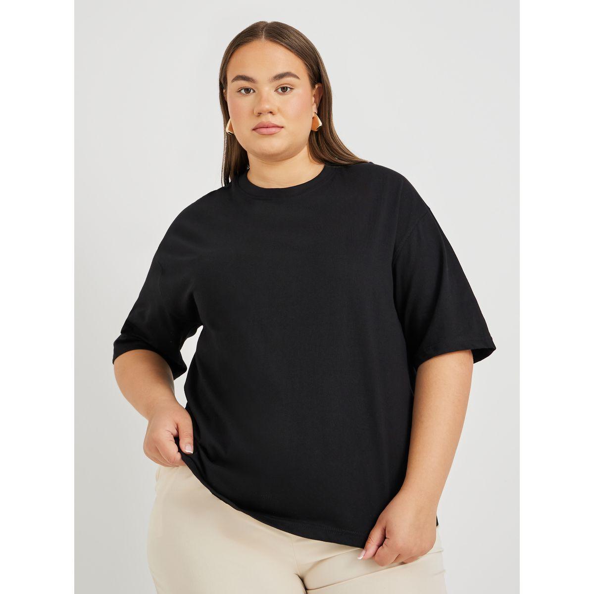 Styli Plus Size Oversized Round Neck T-Shirt-women-clothing-tshirts-image-1