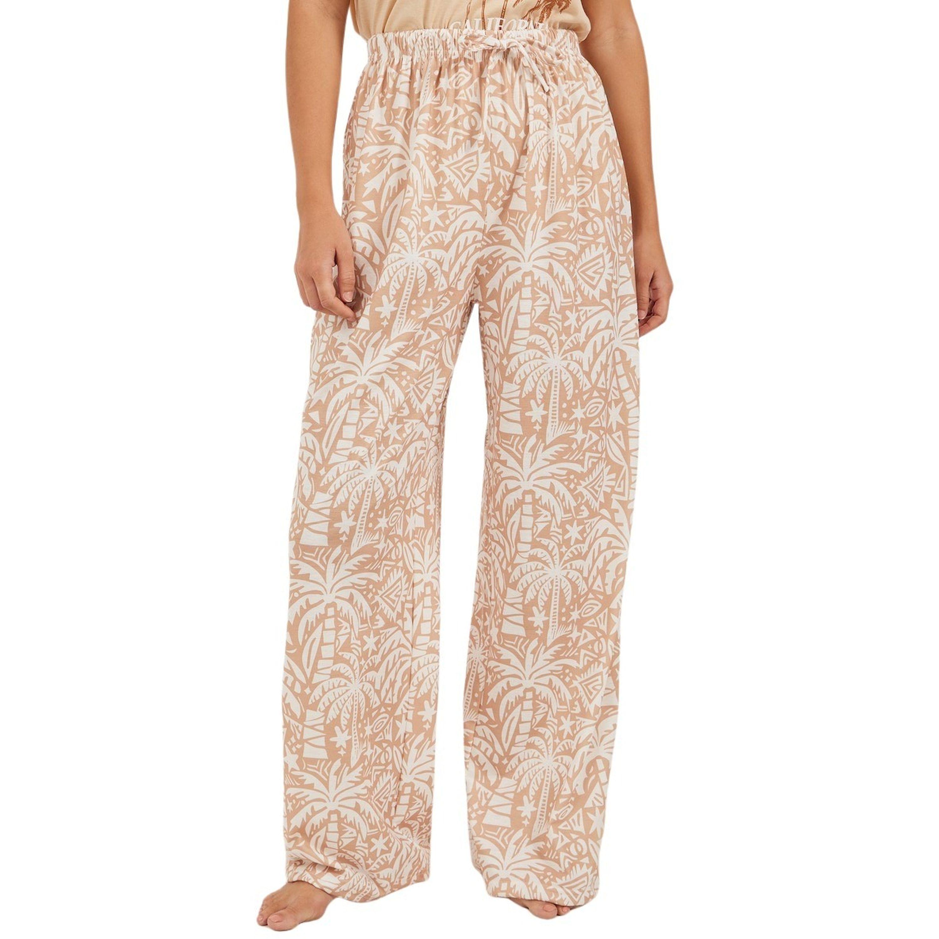 Styli Palm Printed Dropped Shoulder T-Shirt and Pyjama Pants Set-women-clothing-nightwear-pyjamas-longsets-image-6