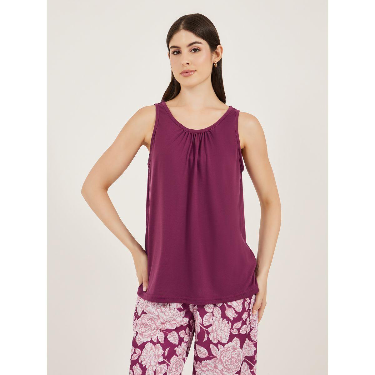 طقم بيجاما من بنطال وبلوزة بلا أكمام-women-clothing-nightwear-pyjamas-longsets-image-4