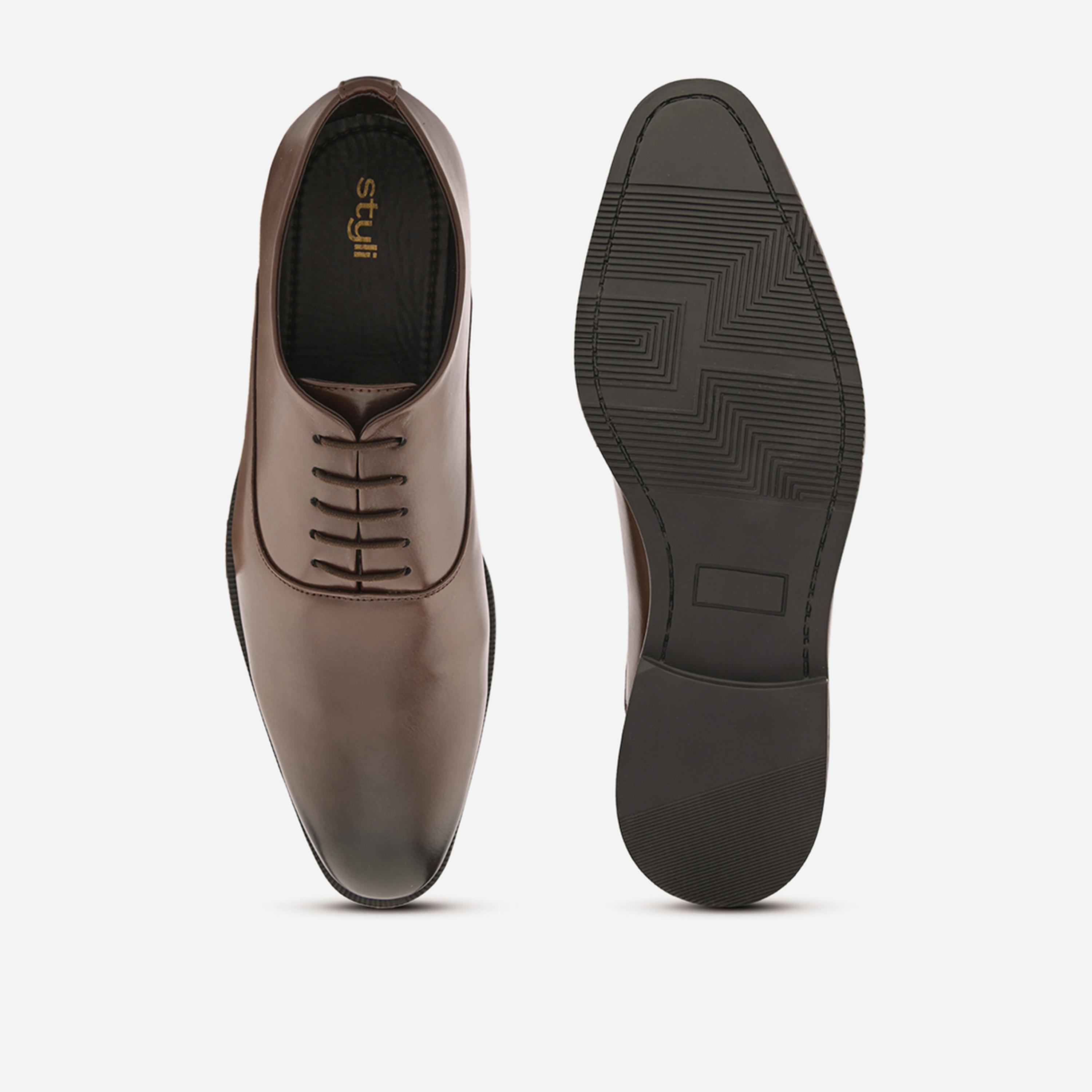 Styli Gradient Oxford Formal Lace Up Shoes-men-shoes-formalshoes-image-6