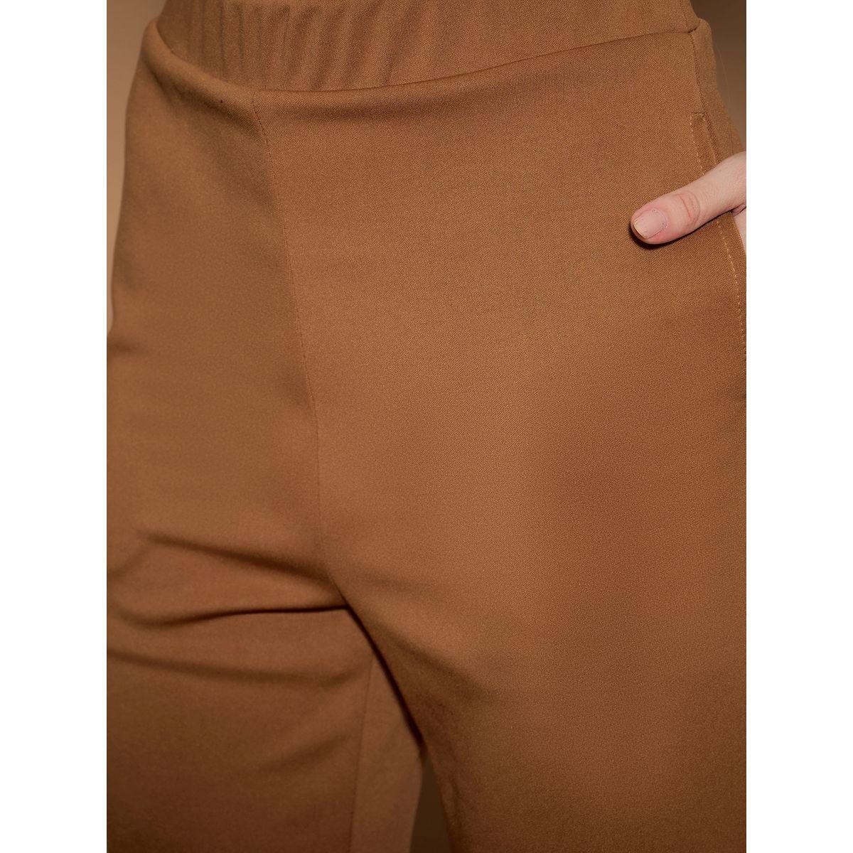 طقم منسق من بنطال بقصة سليم فت وجيليه بنمط بيبلوم كَسوالي × ستايلي-women-clothing-coordsets-image-6