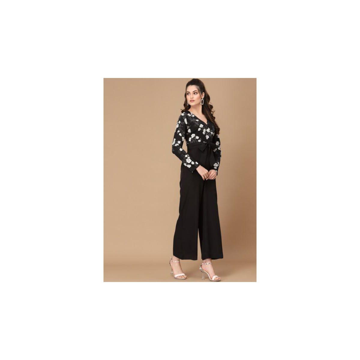 Kassually X Styli  Floral Print Wide Leg Jumpsuit with Tie-Belt-women-clothing-jumpsuits-image-3