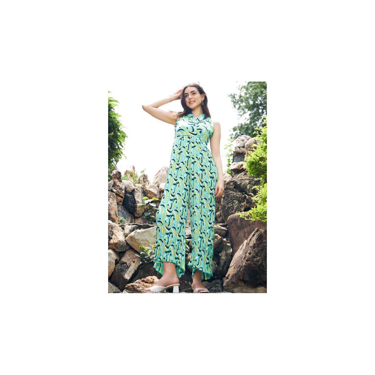 Kassually X Styli  Abstract Print Pleated Jumpsuit-women-clothing-jumpsuits-image-1
