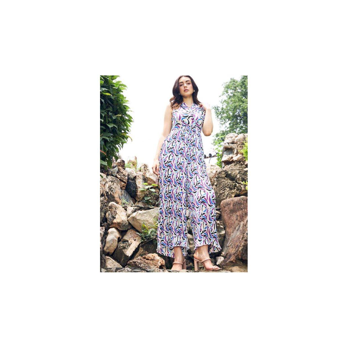 جمبسوت مطبع بالكامل مع أرجل واسعة كَسوالي × ستايلي-women-clothing-jumpsuits-image-1