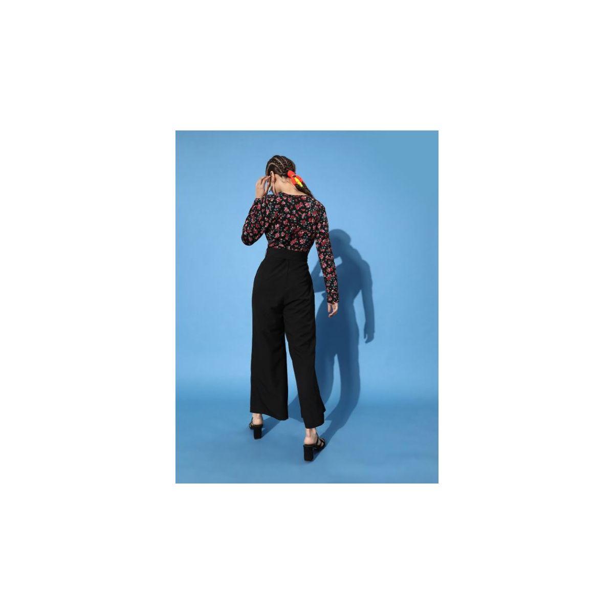 جمبسوت بطبعة زهور مع حزام كَسوالي × ستايلي-women-clothing-jumpsuits-image-5