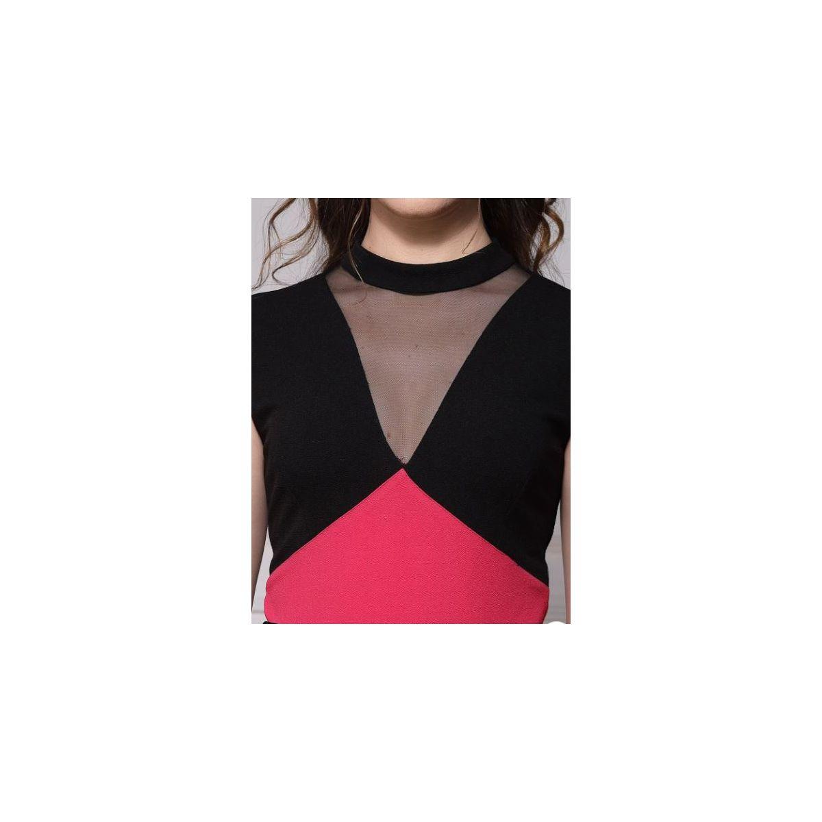 Kassually X Styli  Mesh Insert Contrast Panel Wide Leg Jumpsuit-women-clothing-jumpsuits-image-2