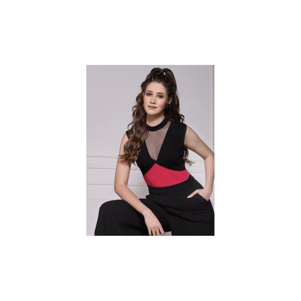 Kassually X Styli  Mesh Insert Contrast Panel Wide Leg Jumpsuit-women-clothing-jumpsuits-image-7
