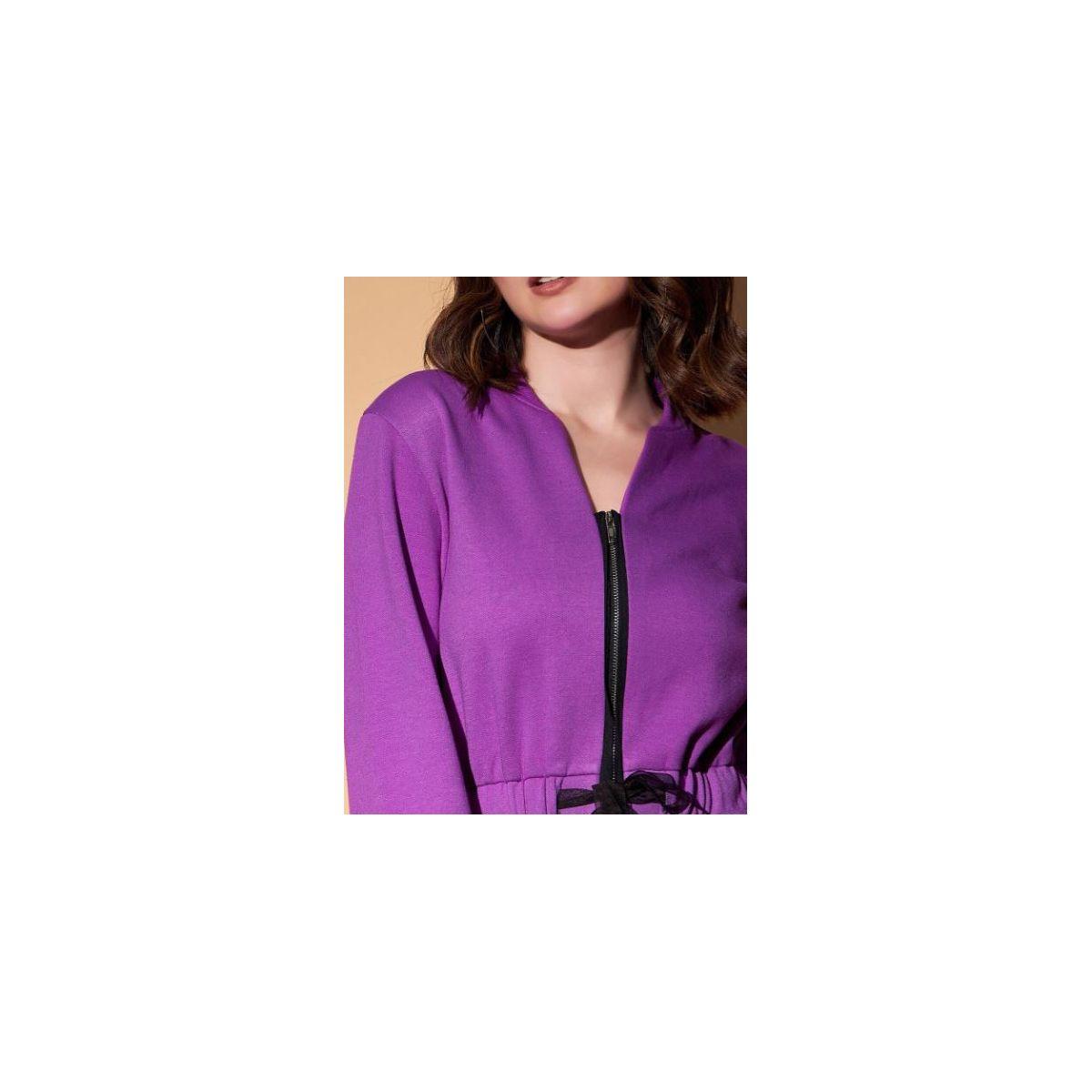 Kassually X Styli  V Neck Fleece Basic Jogger Fit Jumpsuit-women-clothing-jumpsuits-image-2