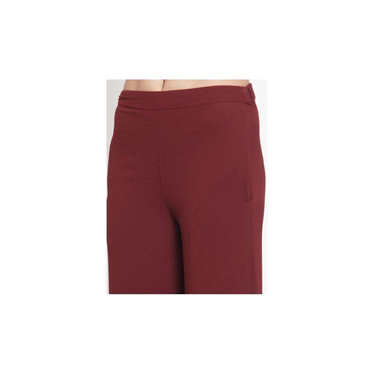 بنطال بالازو بأرجل واسعة وكشكش كَسوالي × ستايلي-women-clothing-bottoms-trousers-image-5