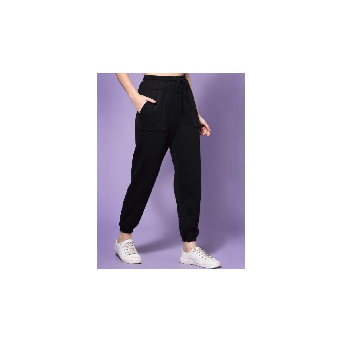 جوغر سادة بأساور مع أربطة كَسوالي × ستايلي-women-clothing-bottoms-joggers-image-7