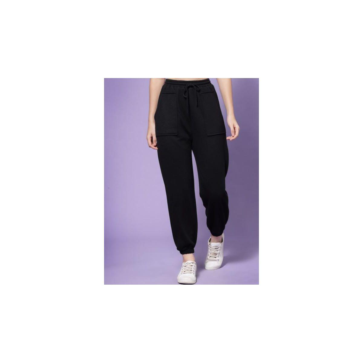 جوغر سادة بأساور مع أربطة كَسوالي × ستايلي-women-clothing-bottoms-joggers-image-6