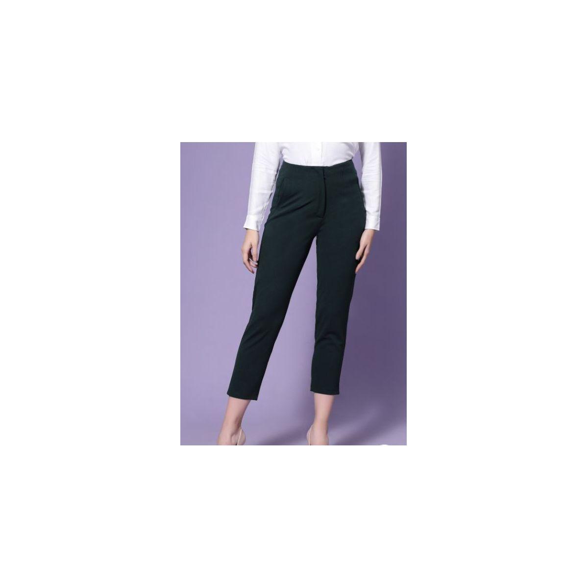 Kassually X Styli  Tapered Fit High Rise Cropped Trousers-women-clothing-bottoms-trousers-image-2