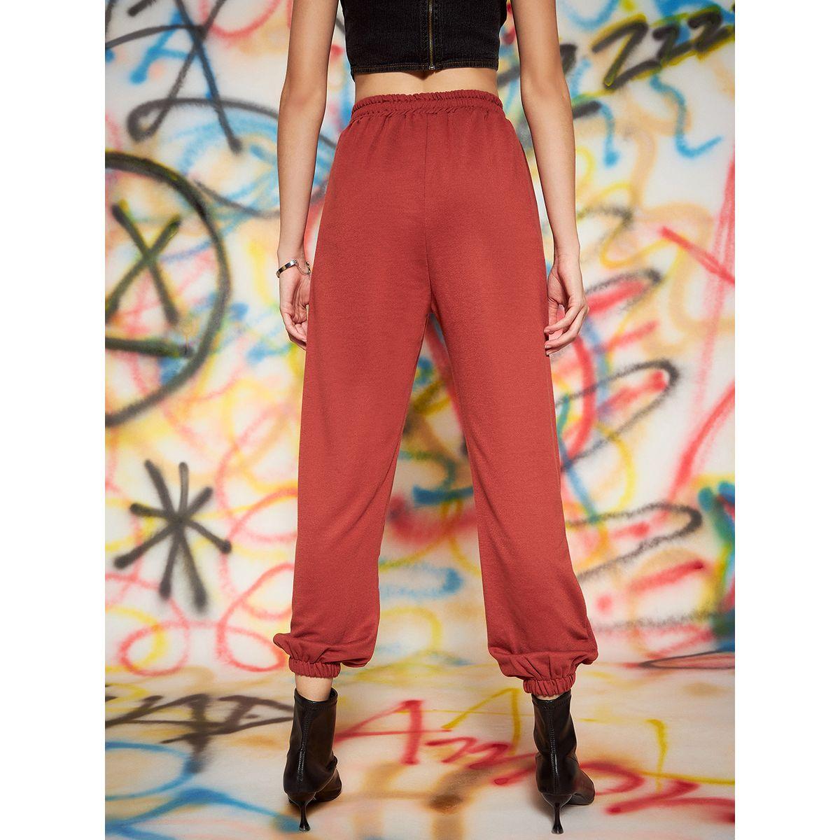 Kassually X Styli  Relaxed Fit Cuffed Joggers with Drawstring Waistband-women-clothing-bottoms-joggers-image-2