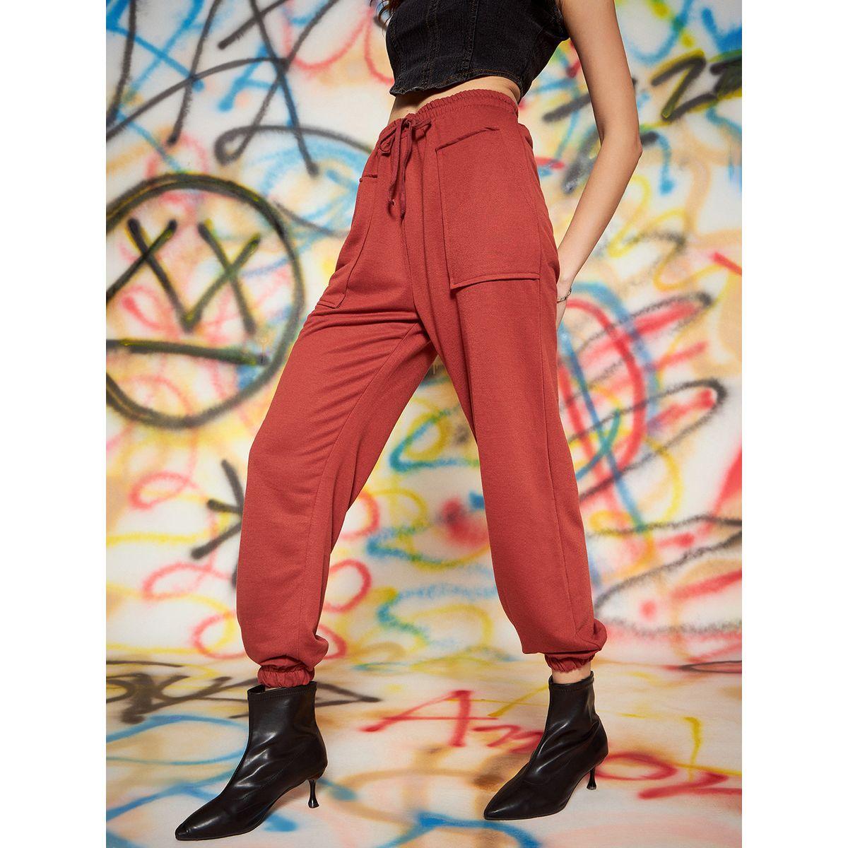 Kassually X Styli  Relaxed Fit Cuffed Joggers with Drawstring Waistband-women-clothing-bottoms-joggers-image-3