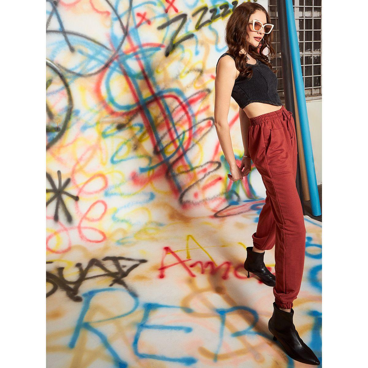 Kassually X Styli  Relaxed Fit Cuffed Joggers with Drawstring Waistband-women-clothing-bottoms-joggers-image-6