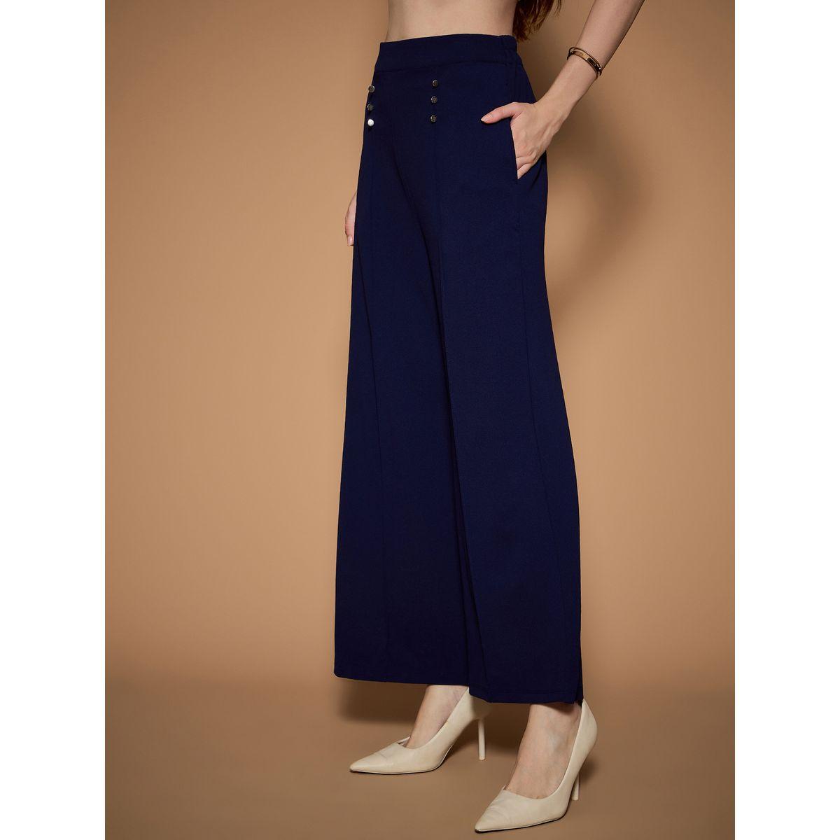 بنطال بأرجل واسعة وخصر عالي مع أزرار كَسوالي × ستايلي-women-clothing-bottoms-joggers-image-3