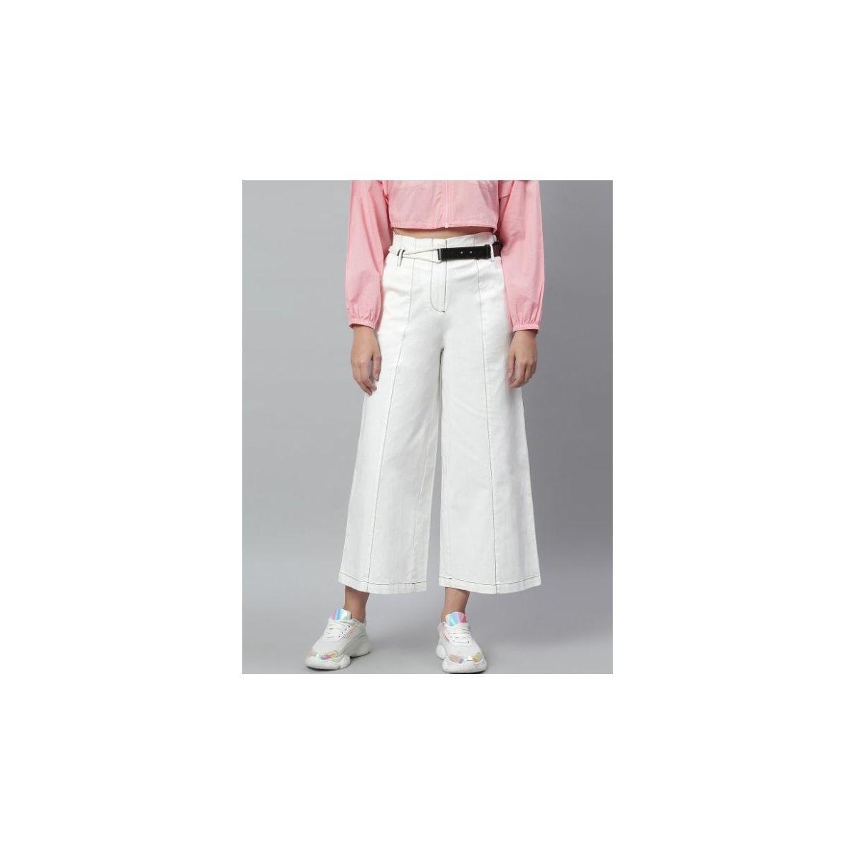 Kassually X Styli Mid Rise Wide Leg Culotte Pants with Belt-women-clothing-bottoms-trousers-image-1