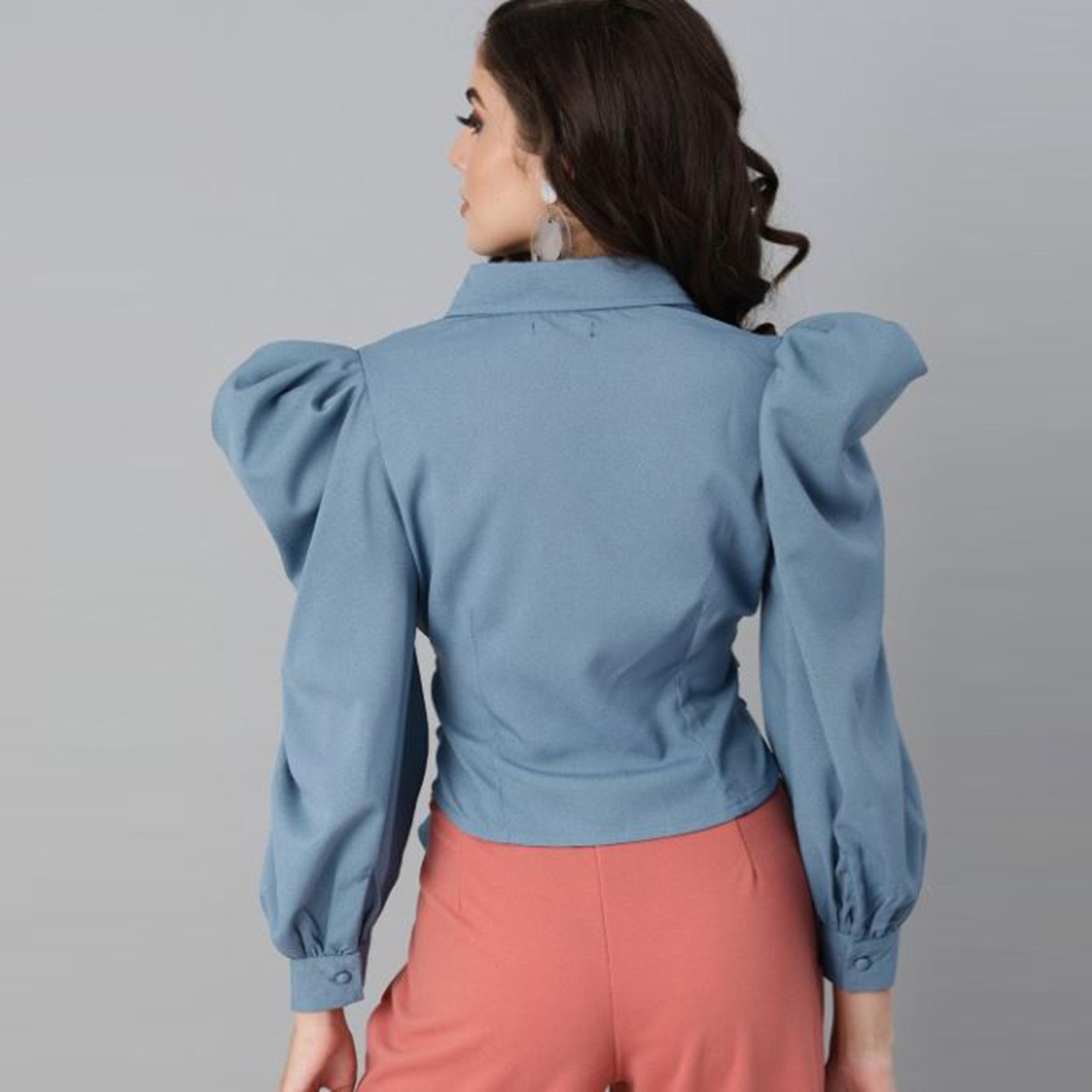 Kassually X Styli Broderie Panel Crop Shirt With Waist Tie-Up Detail-women-clothing-shirtsandblouses-shirts-image-4