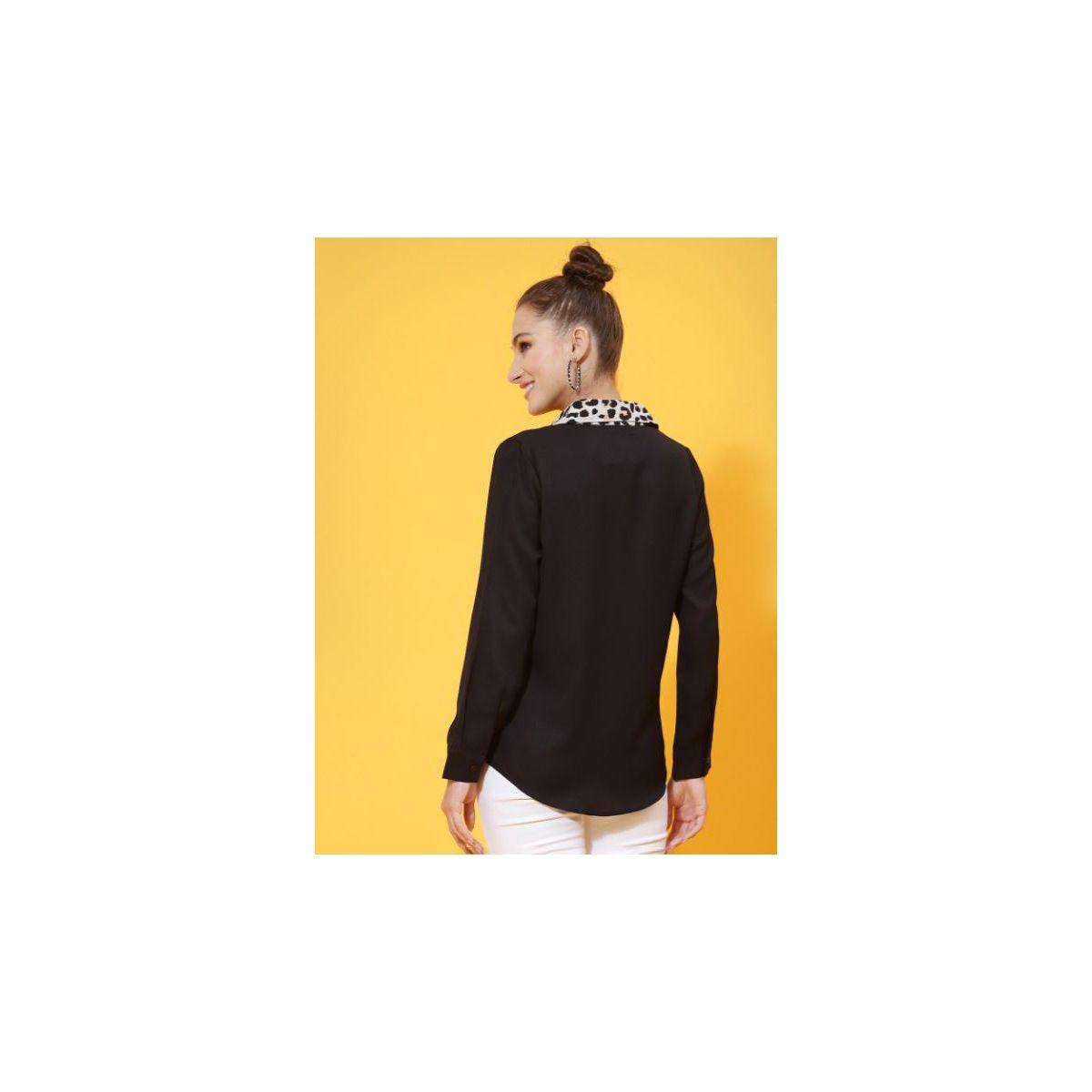 بلوزة كاجوال بطبعة حيوان كَسوالي × ستايلي-women-clothing-shirtsandblouses-shirts-image-6