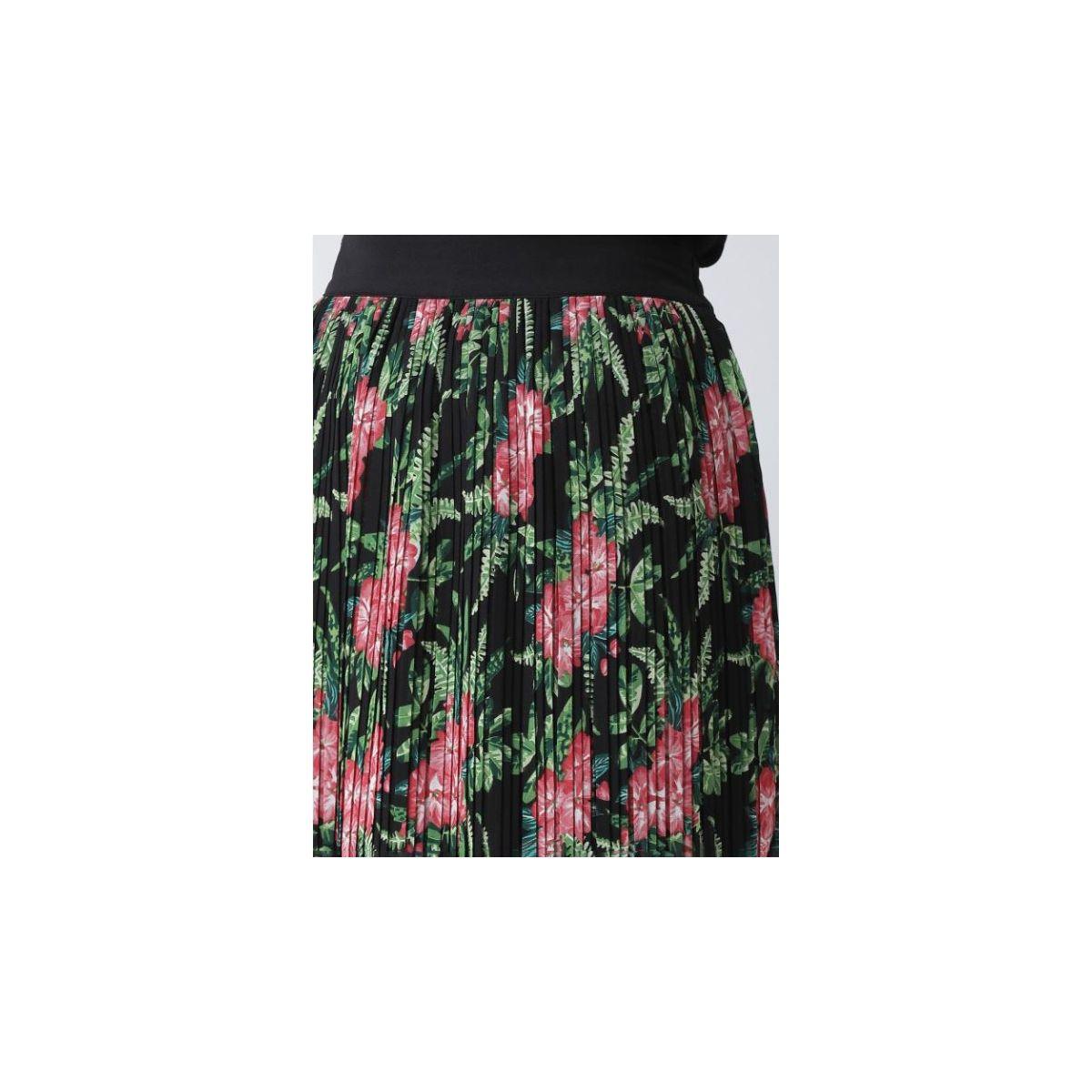 Kassually X Styli  Floral Print Pleated Midi Skirt-women-clothing-bottoms-skirts-image-4