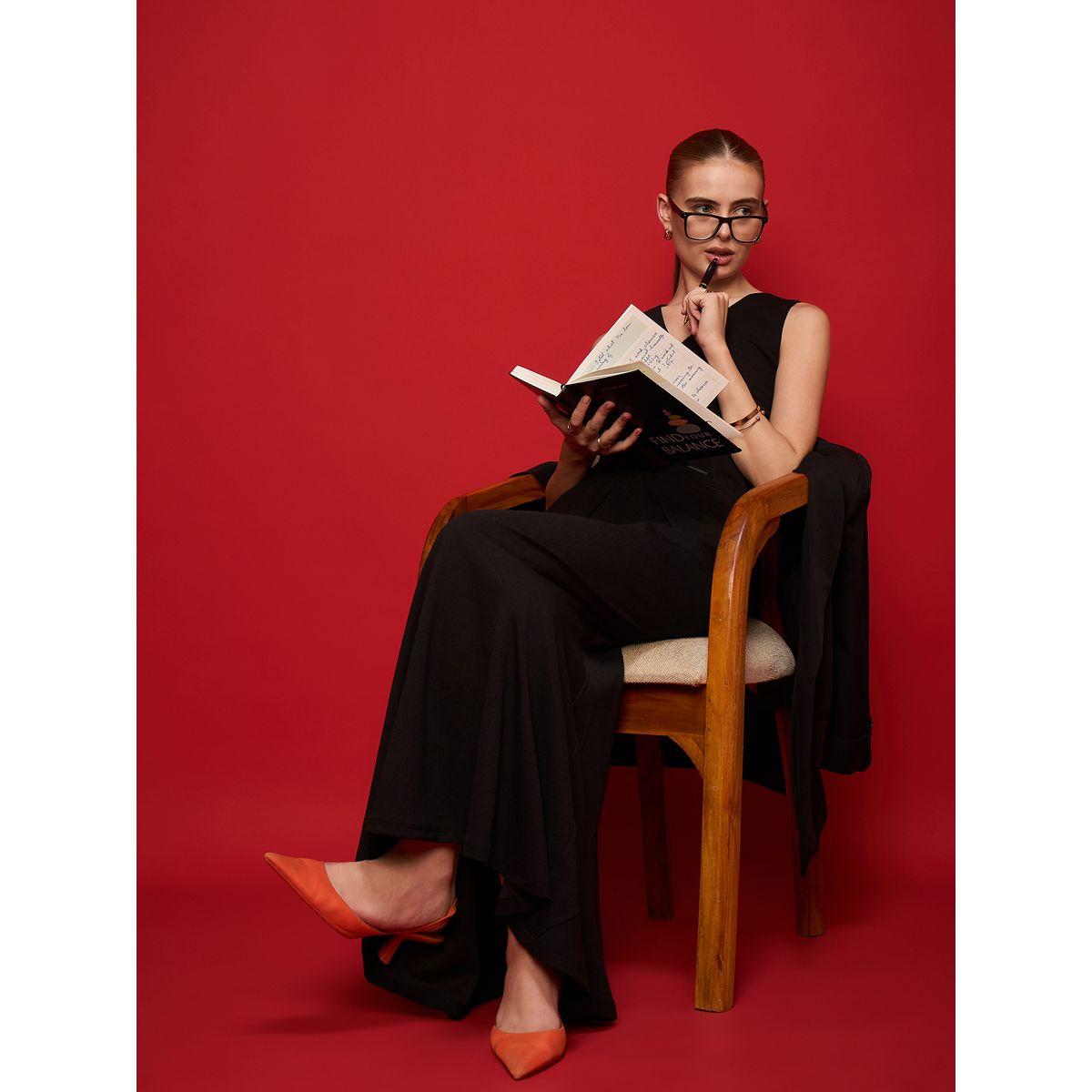 تنورة طويلة سادة بحافة واسعة كَسوالي × ستايلي-women-clothing-bottoms-skirts-image-2
