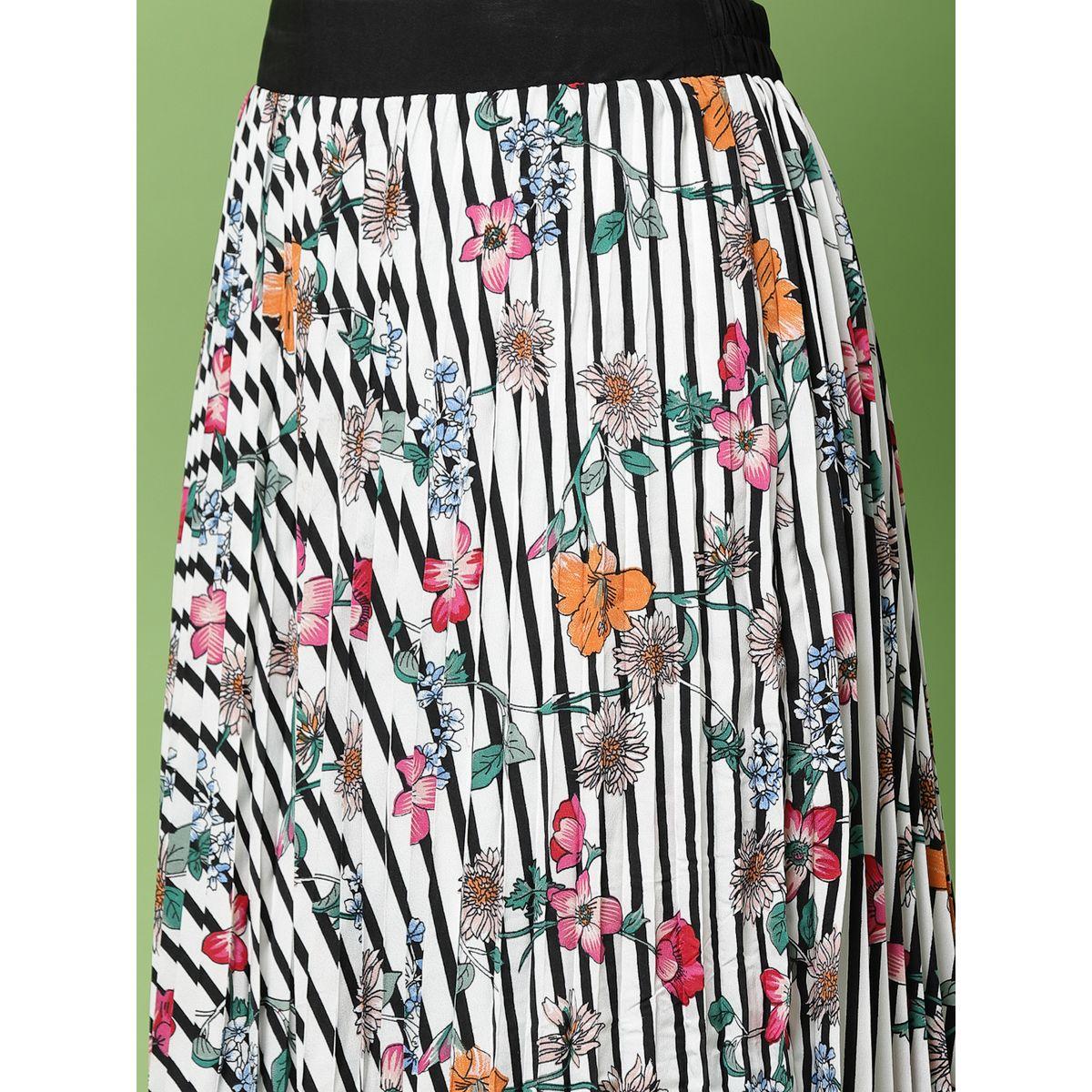 Kassually X Styli  Floral Print Pleated Midi Skirt-women-clothing-bottoms-skirts-image-4