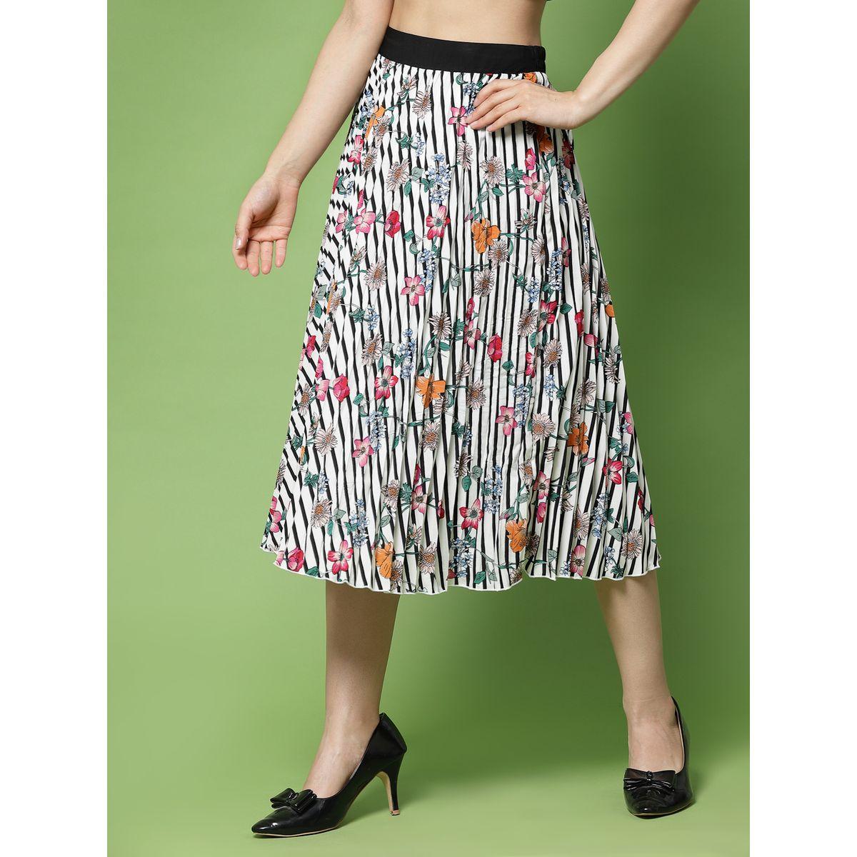 Kassually X Styli  Floral Print Pleated Midi Skirt-women-clothing-bottoms-skirts-image-5
