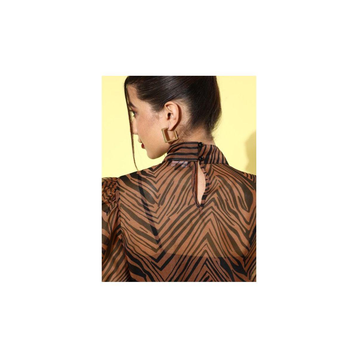 Kassually X Styli  All Over Print Puff Sleeves Top with Camisole-women-clothing-tshirts-image-5